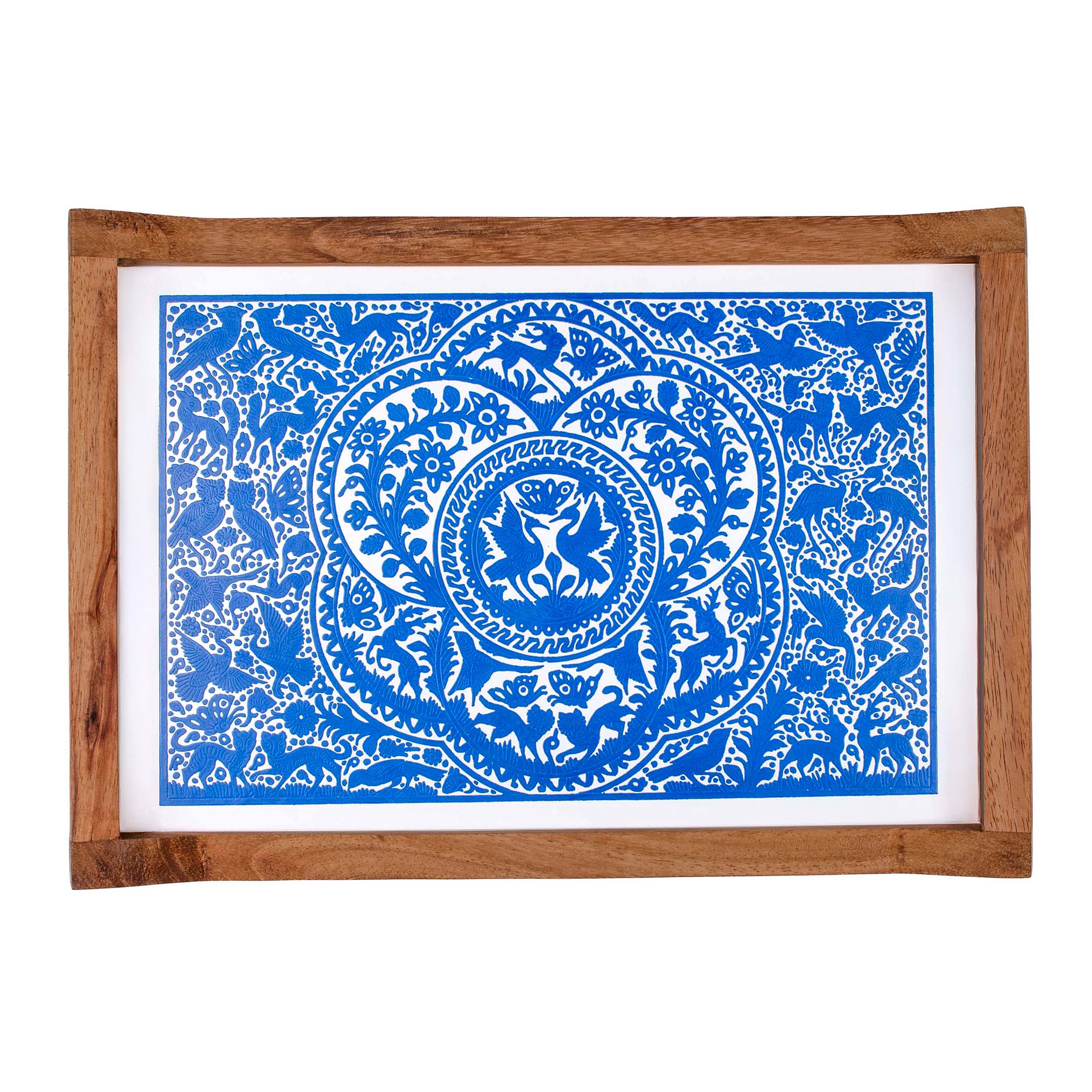 Olinalá Parota Solid Wood Serving Tray (Large)