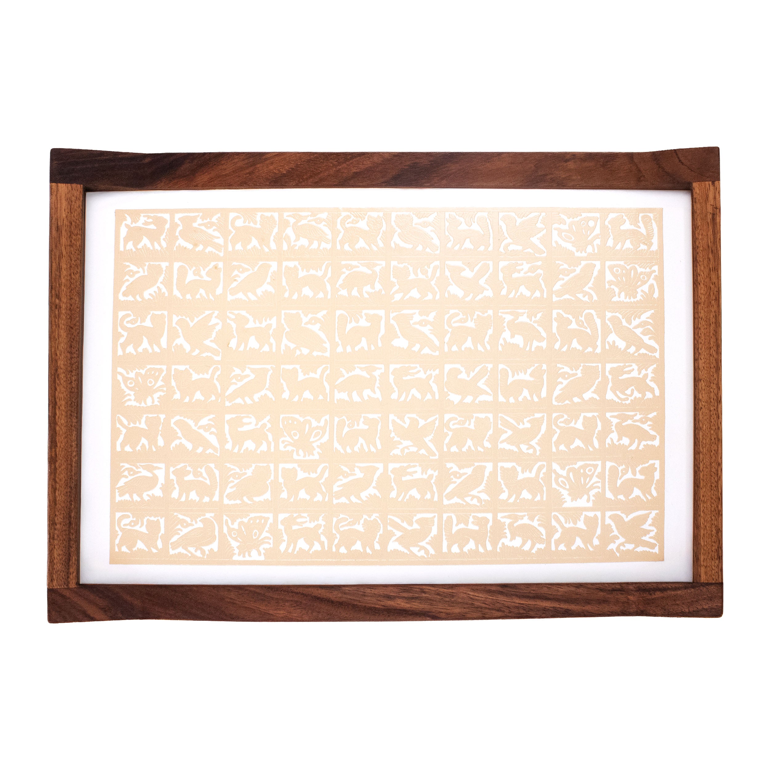 Olinalá Parota Solid Wood Serving Tray (Large)