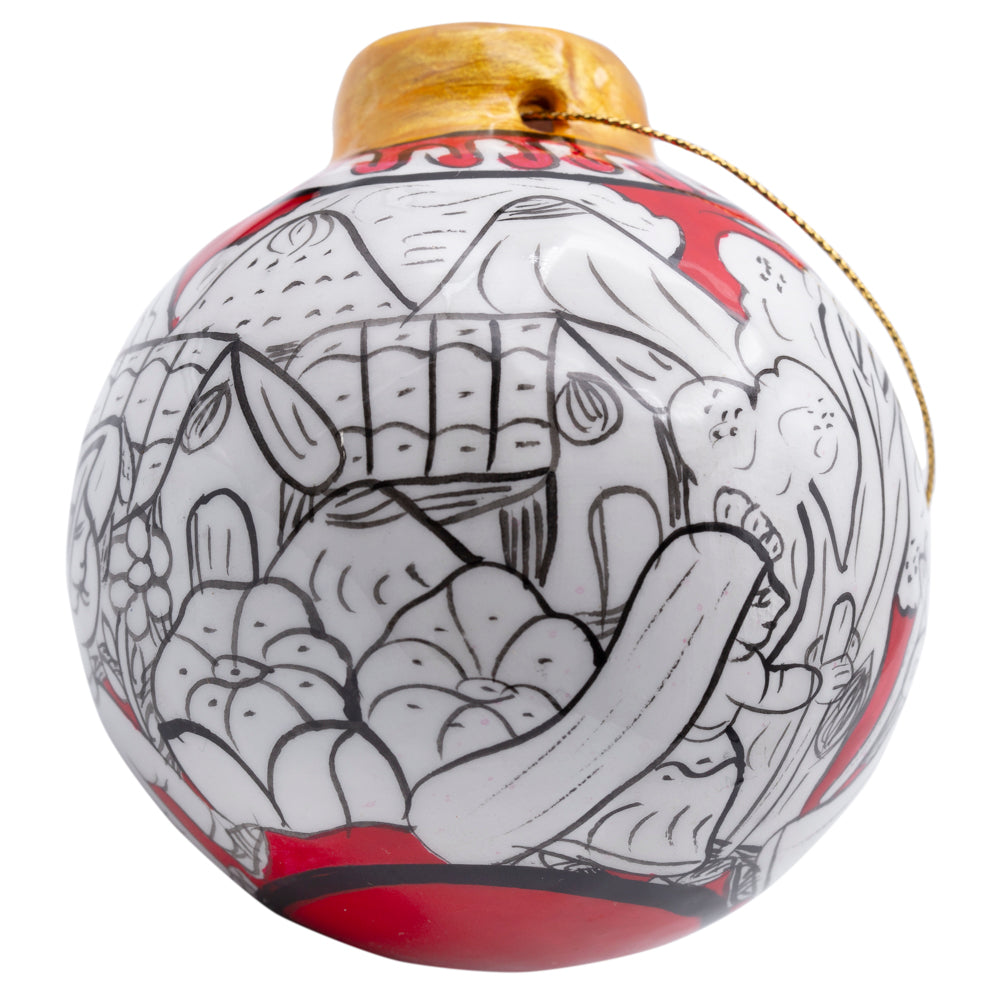 Xalitla Storytelling Clay Christmas Ornament