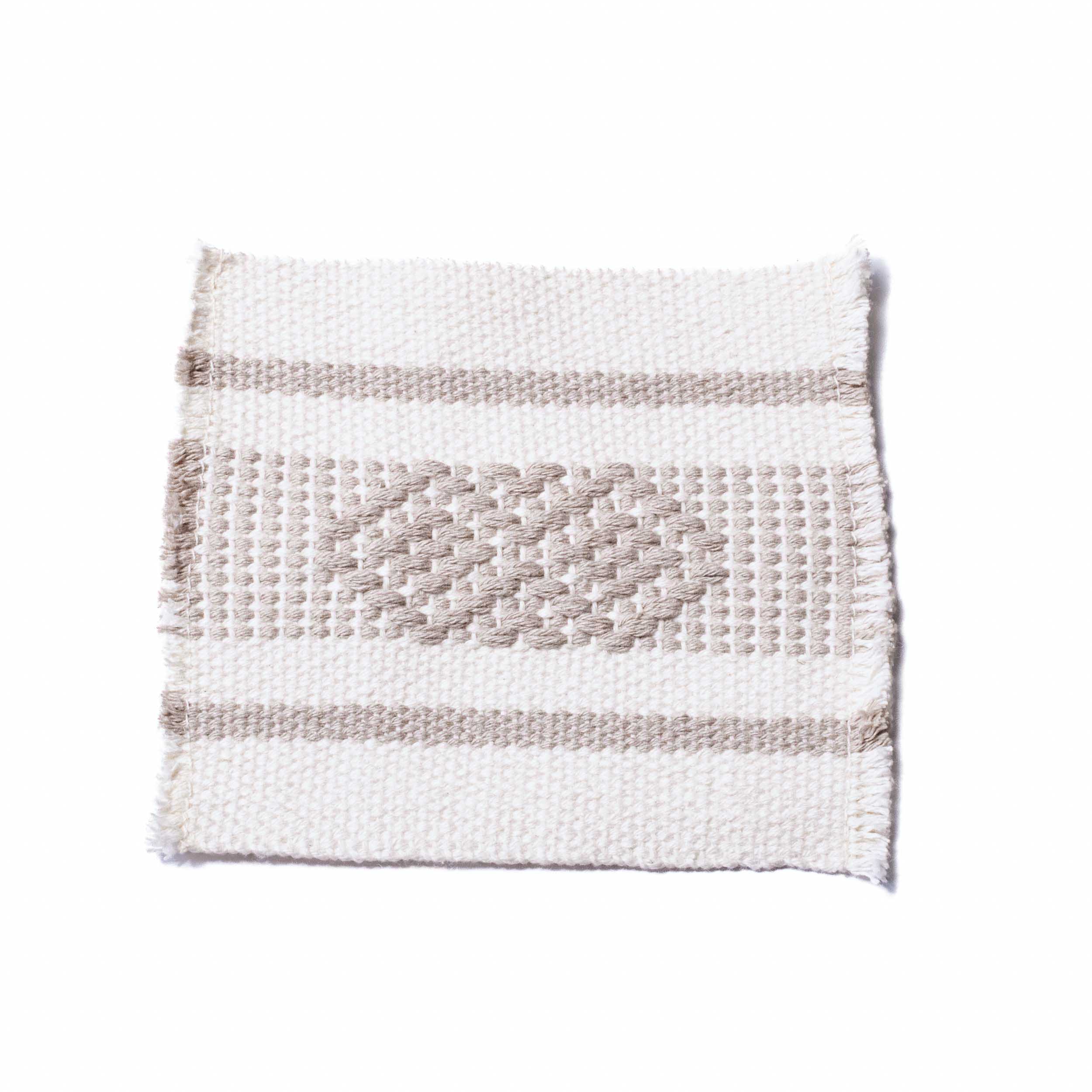 Subtle Fray Telar Woven Coasters