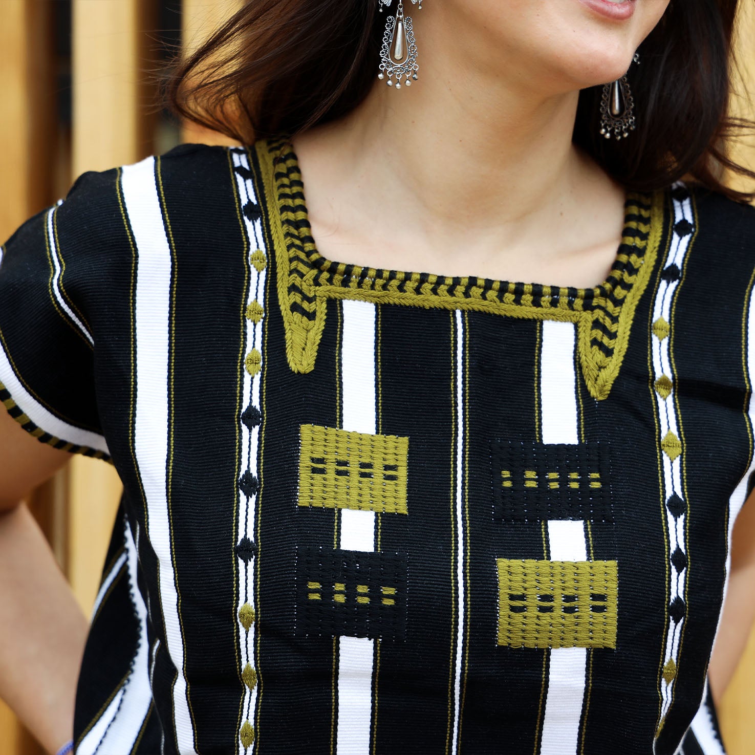 Oxchuc Not-So-Traditional Huipil Blouse