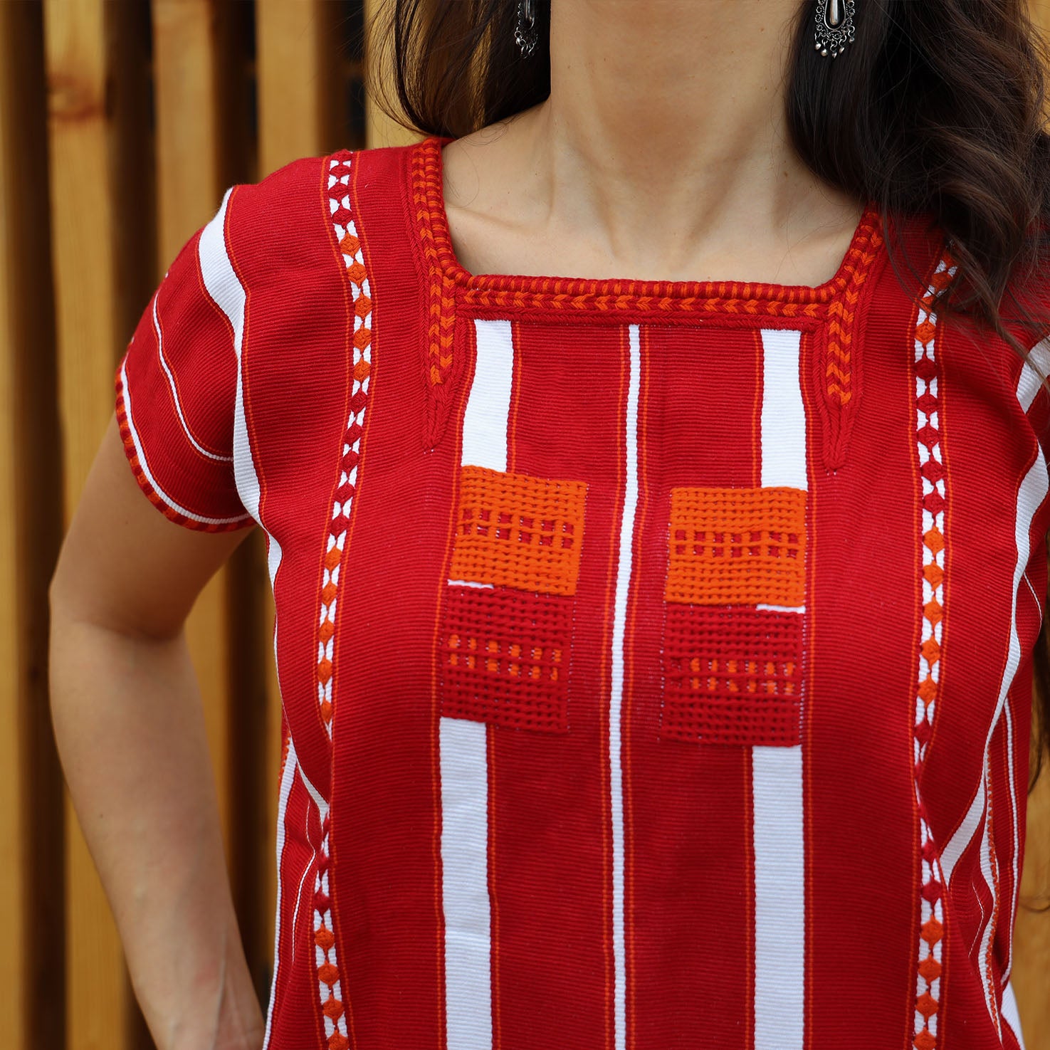 Oxchuc Not-So-Traditional Huipil Blouse