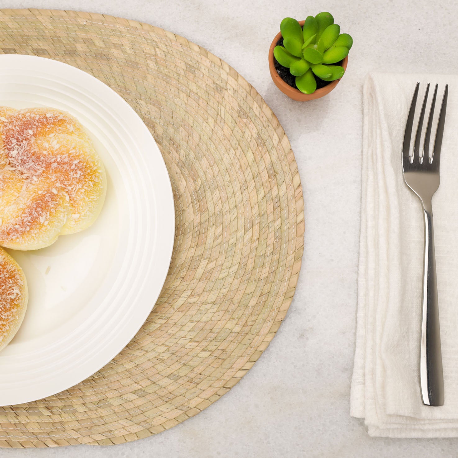 Handwoven Natural Palm Placemats