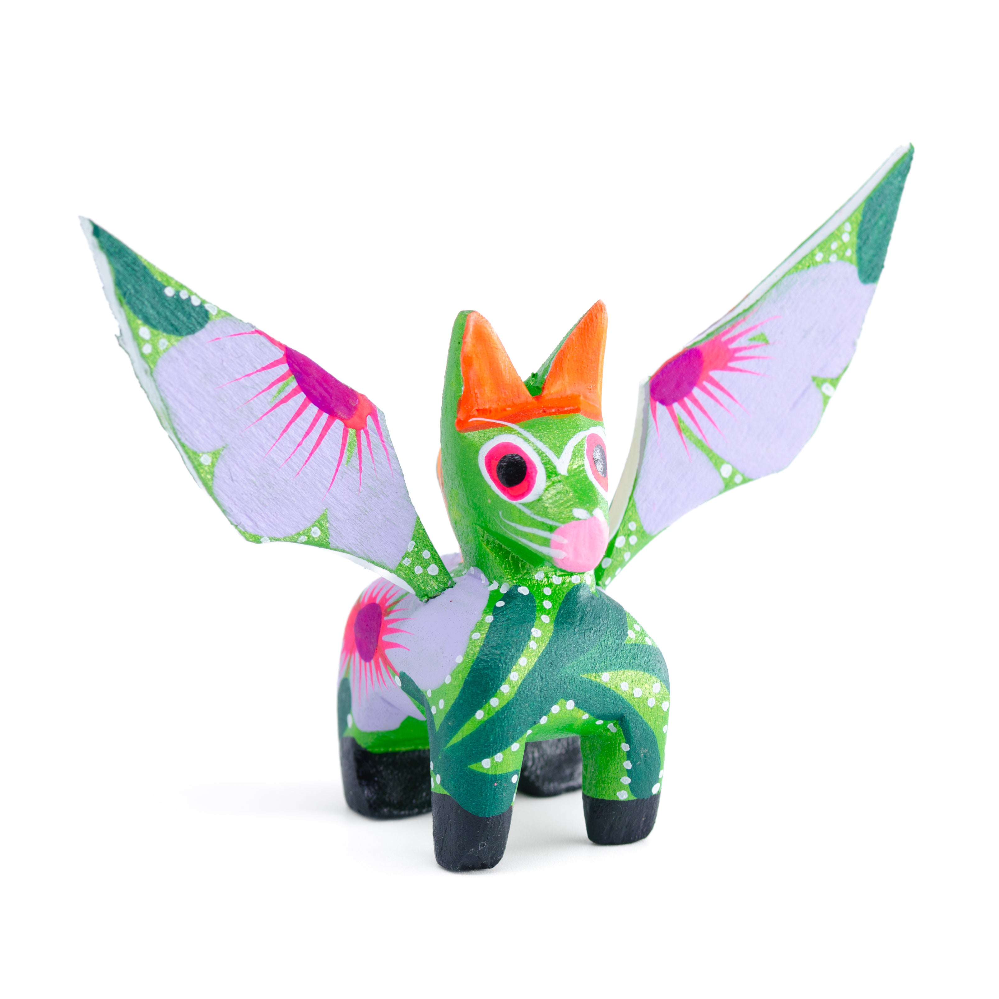 Hand Painted Pegasus Wooden Figurine | Lolo Mexican Mercadito