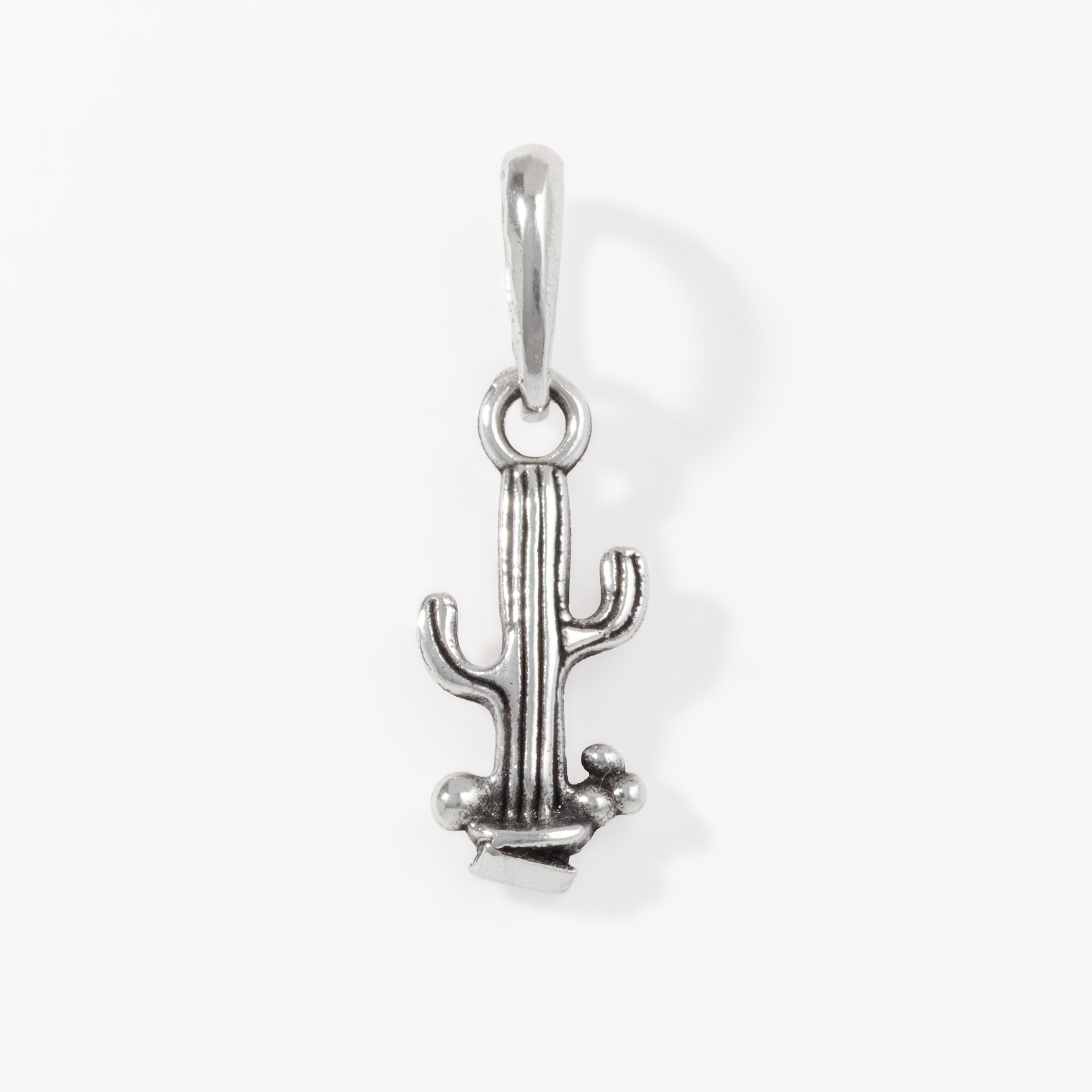 Sterling Silver Saguaro Cactus Pendant