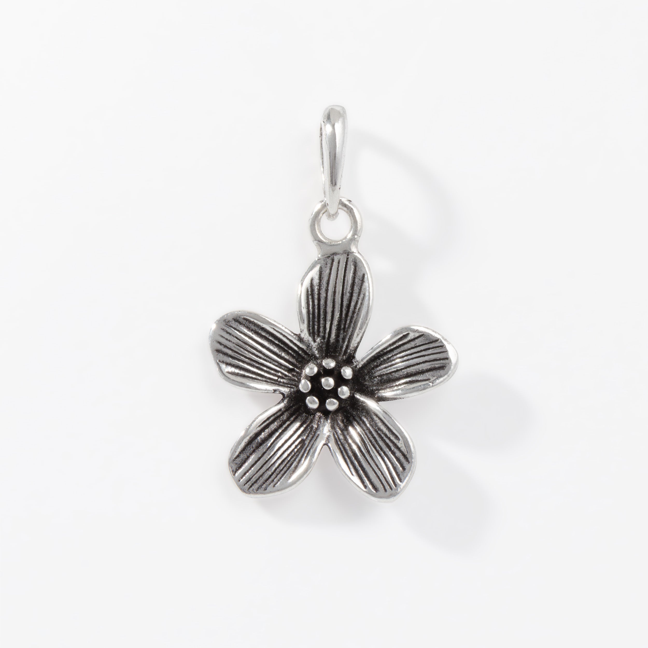 Sterling Silver Blossom Flower Pendant