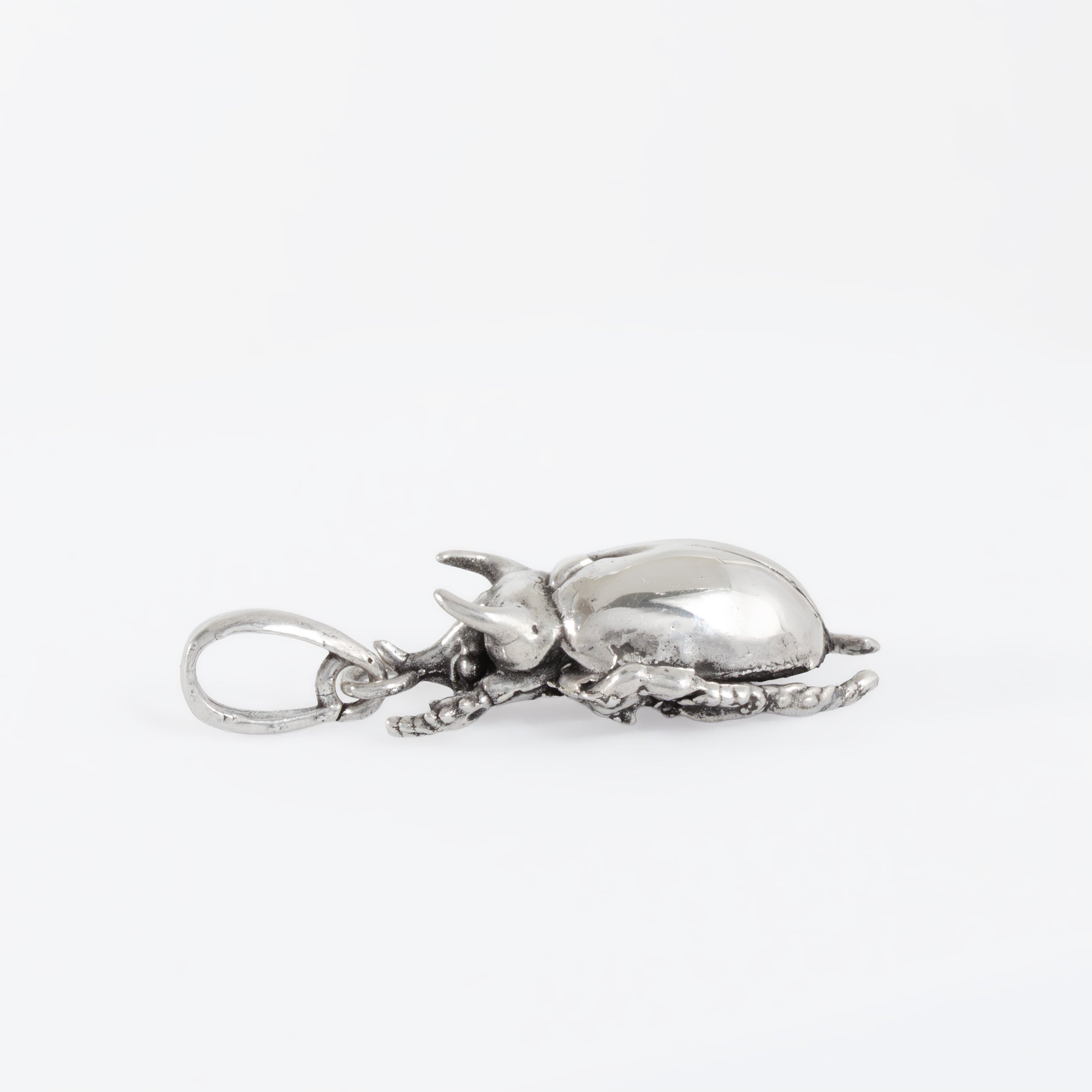Sterling Silver Beetle Pendant
