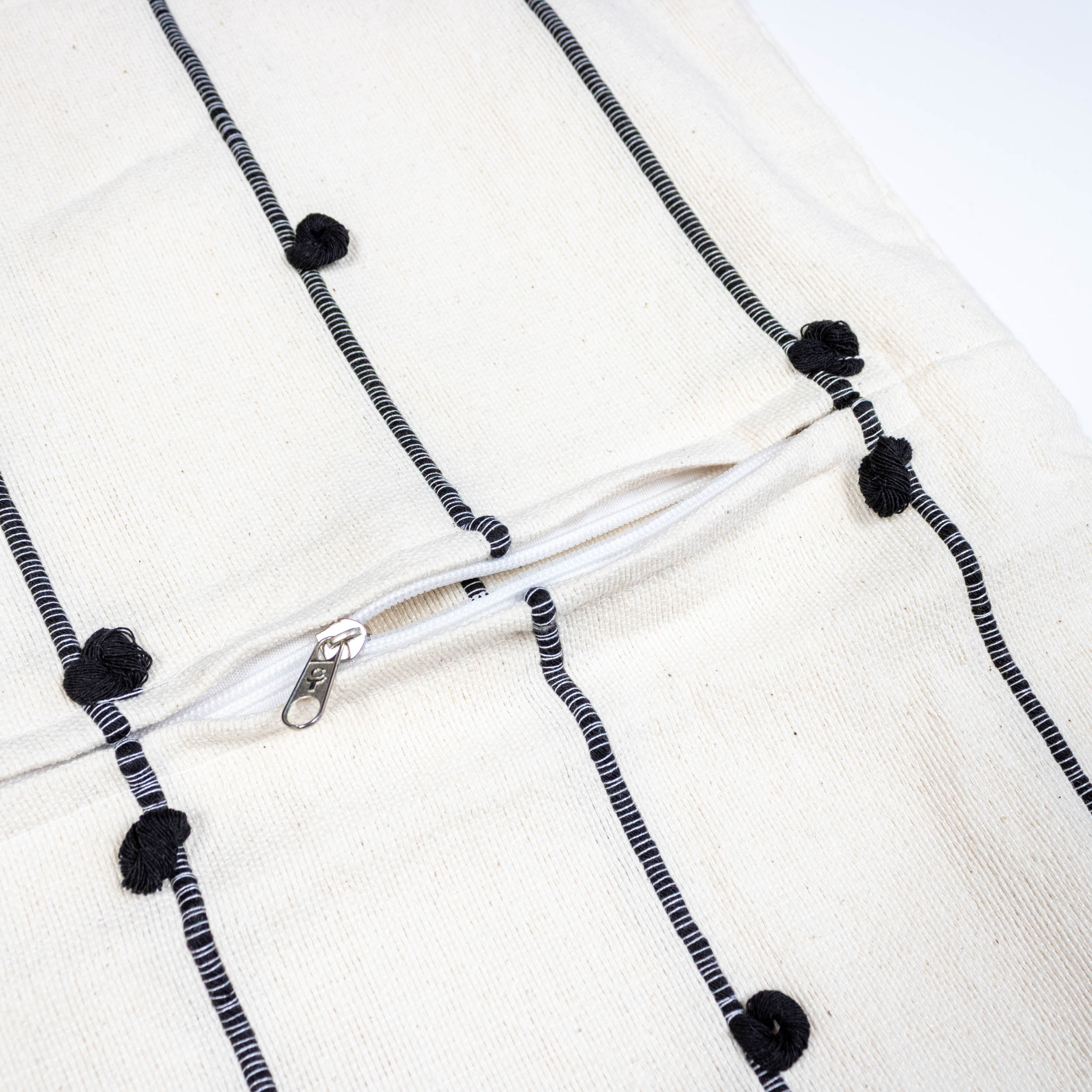 Pedal Loom Textured Dotted Pillow Cover, 20" x 20"