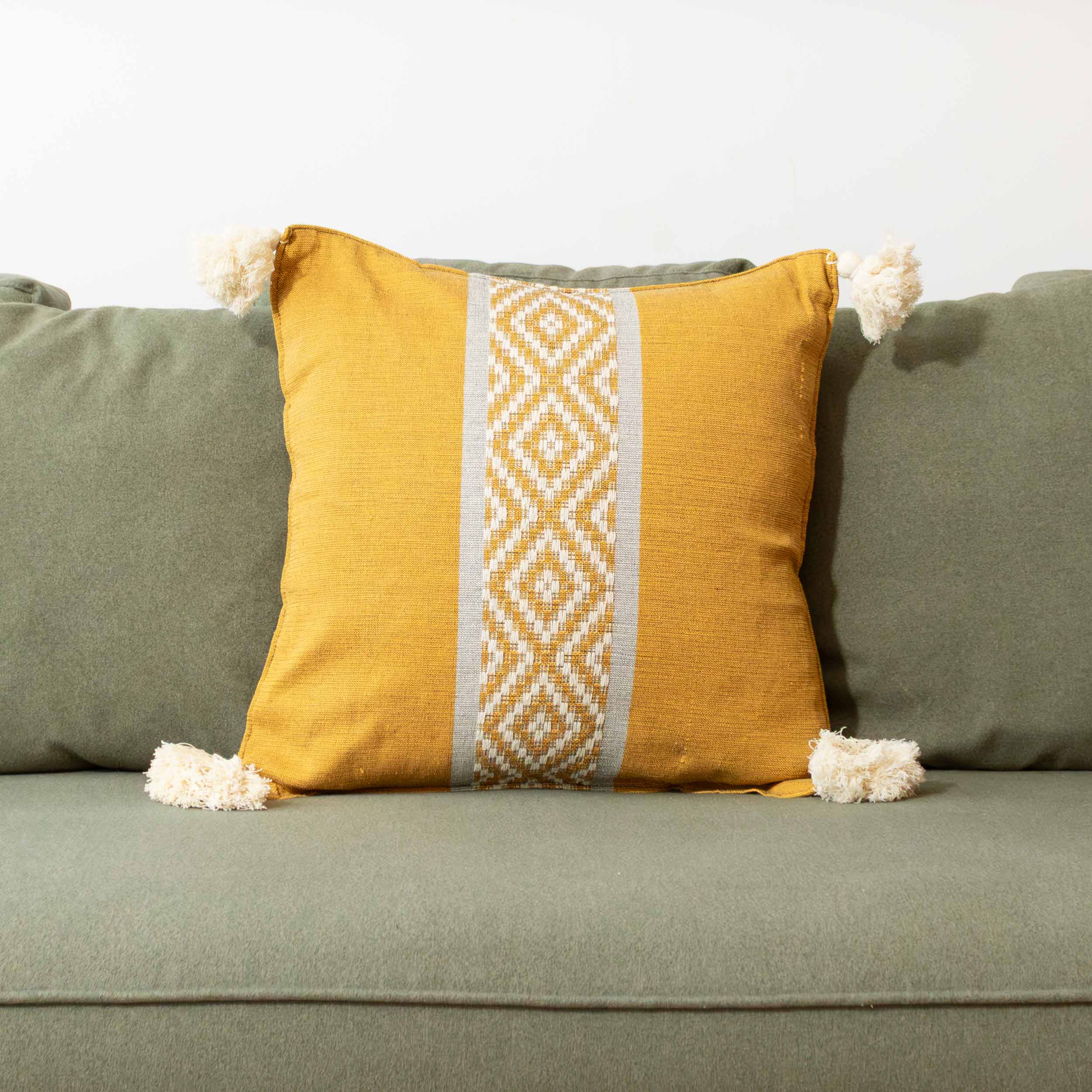Pedal Loom Textured Lines Pillow Cover, 20" x 20"