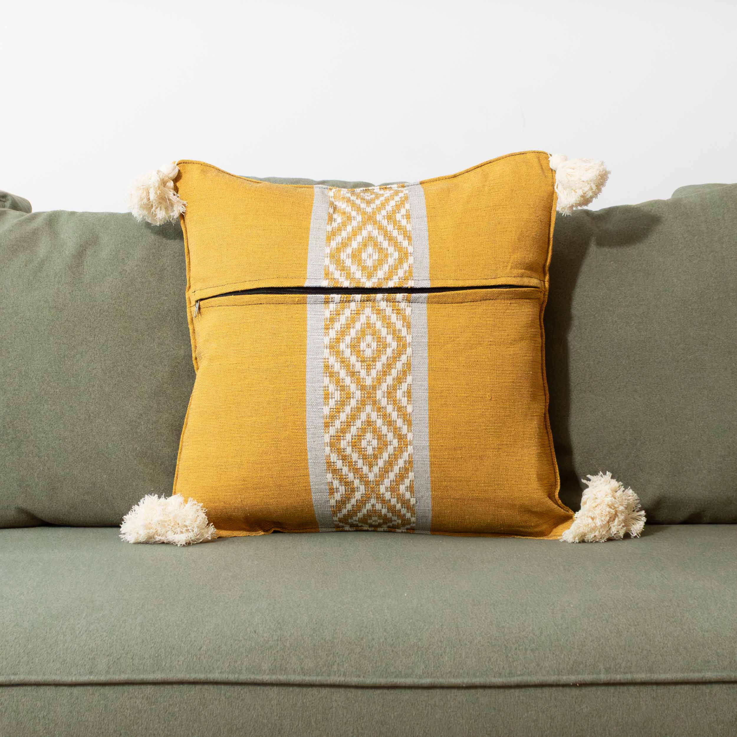 Pedal Loom Textured Lines Pillow Cover, 20" x 20"