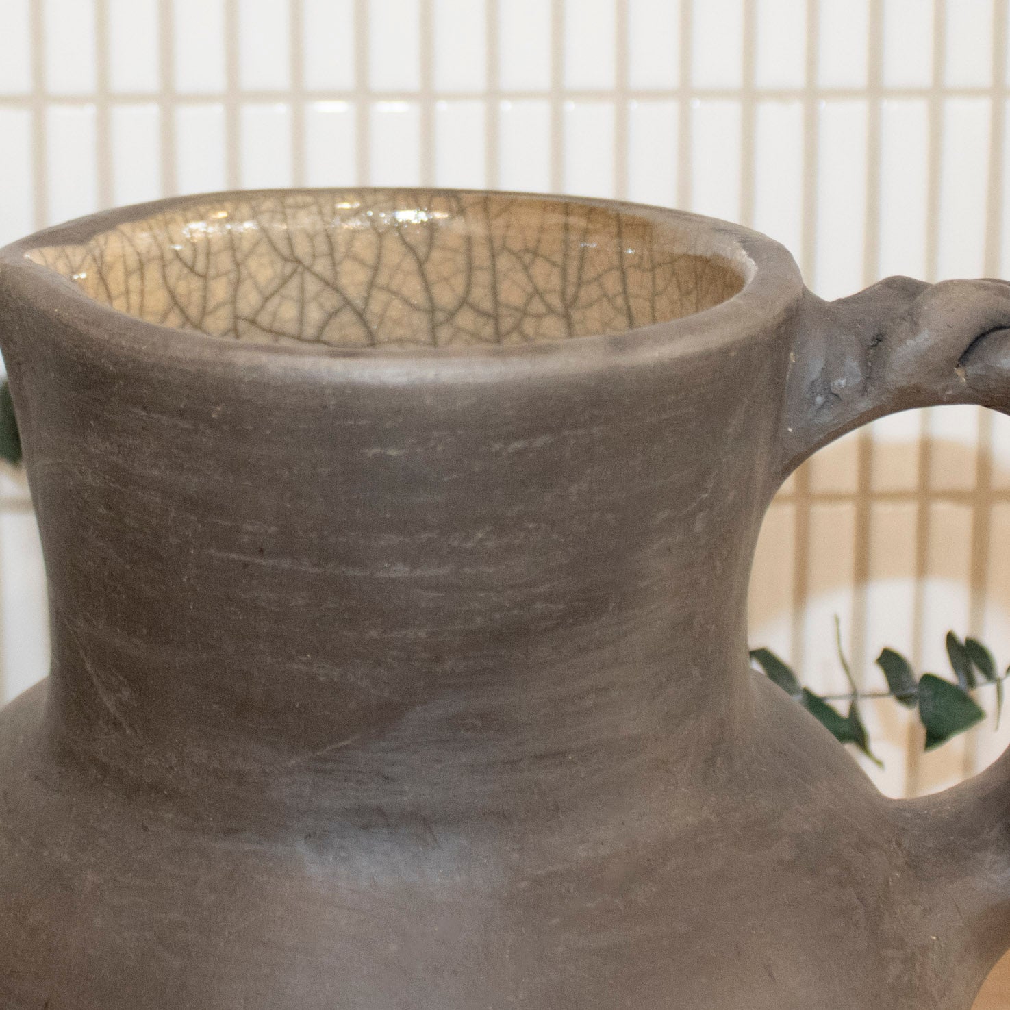 Trenzada Atzompa Clay Pitcher