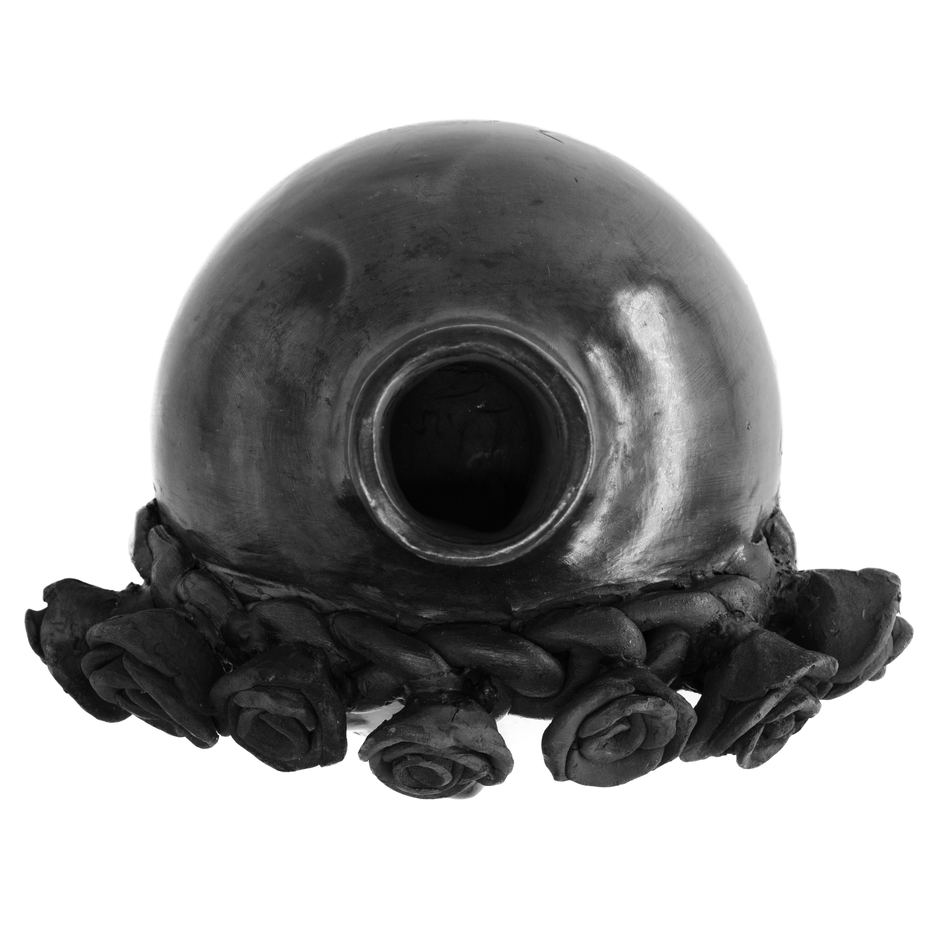 Barro Negro Reina Candle Holder