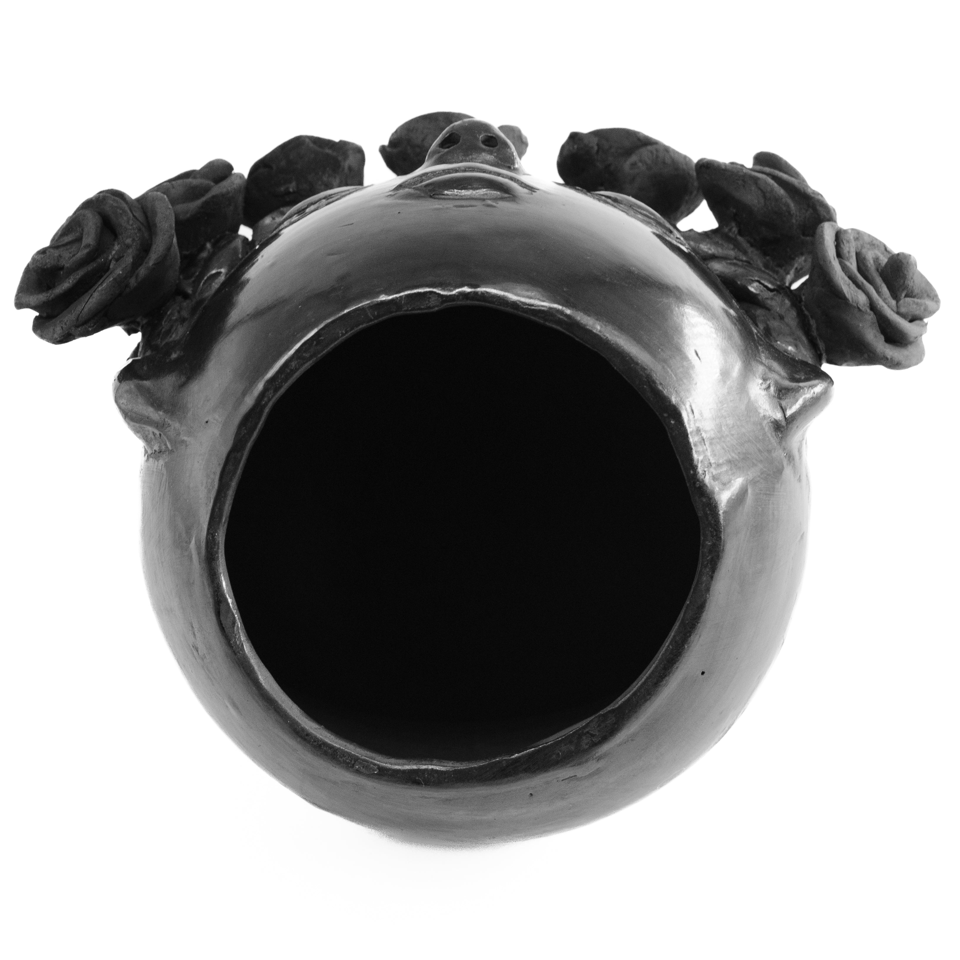 Barro Negro Reina Candle Holder