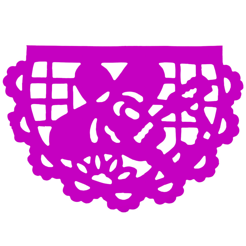 Fun Calacas Papel Picado Banner