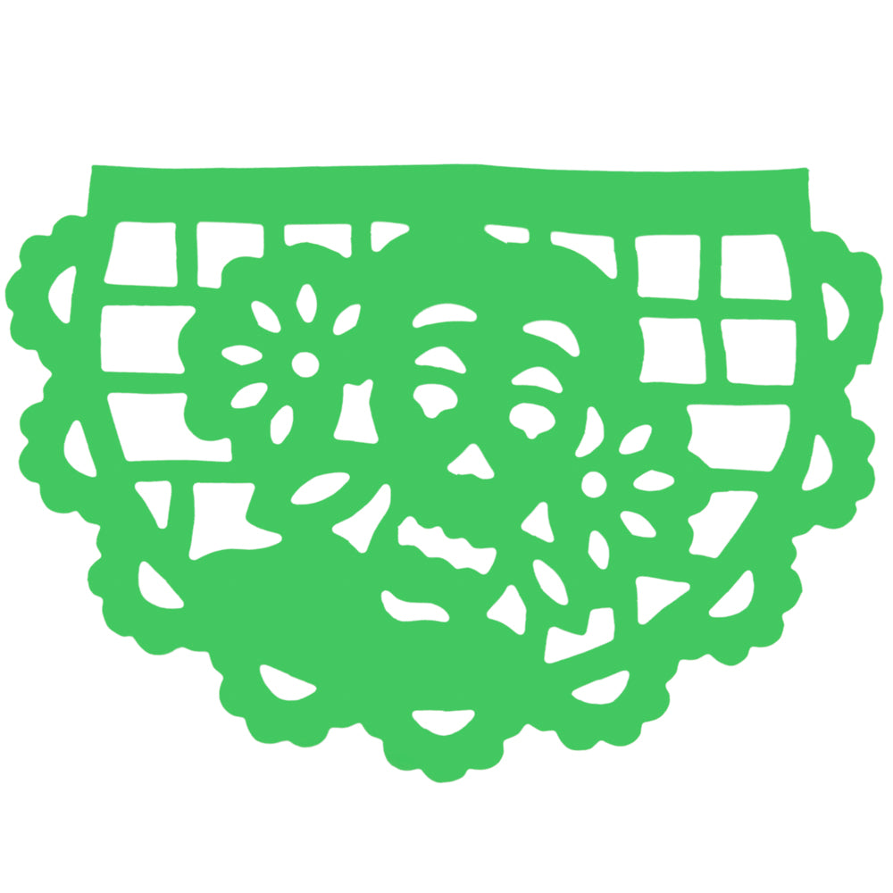 Fun Calacas Papel Picado Banner
