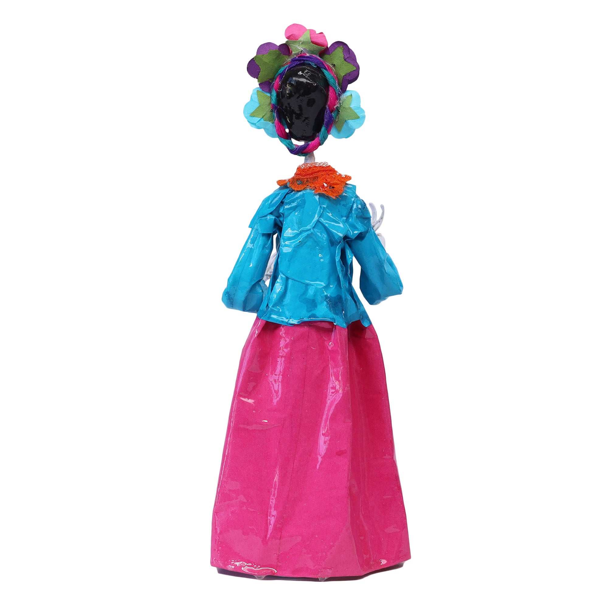 Papier-Mâché Frida Catrina Sculpture