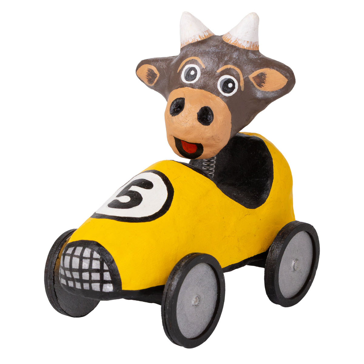 Papier-Mâché Cartonería Racers Wild Animals Sculptures