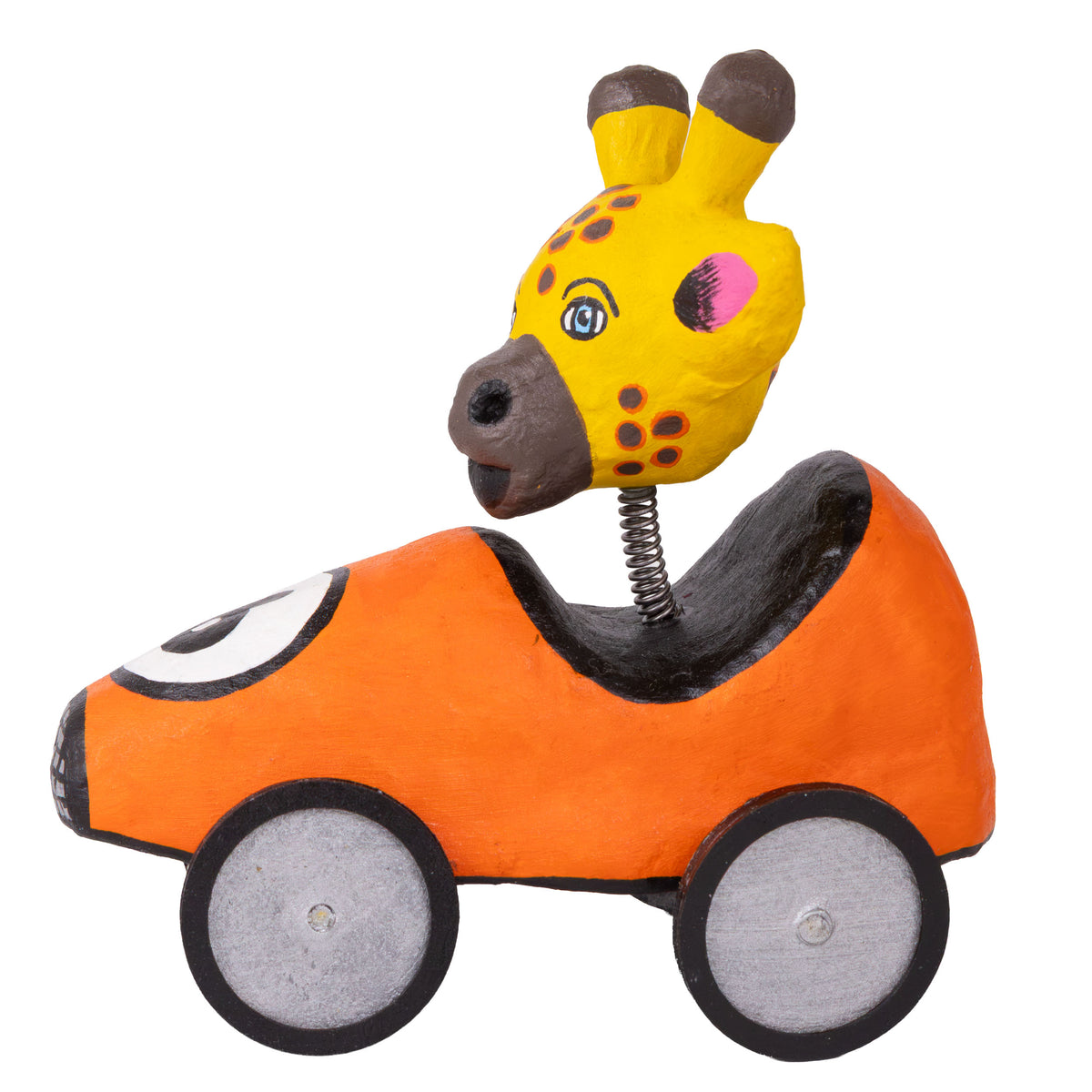 Papier-Mâché Cartonería Racers Wild Animals Sculptures