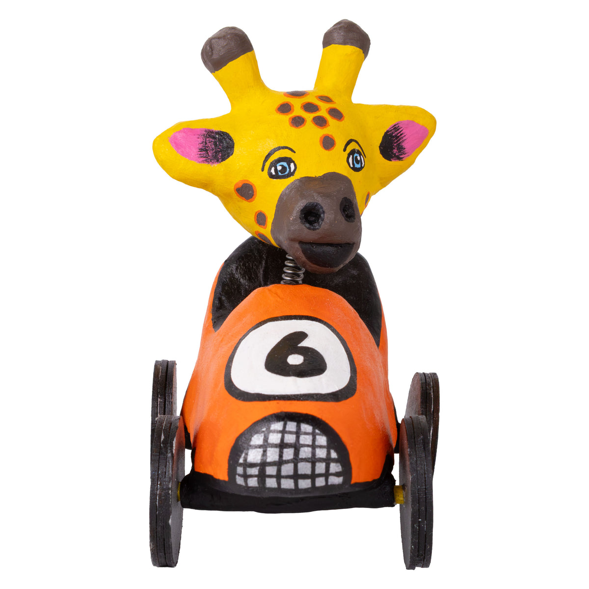 Papier-Mâché Cartonería Racers Wild Animals Sculptures
