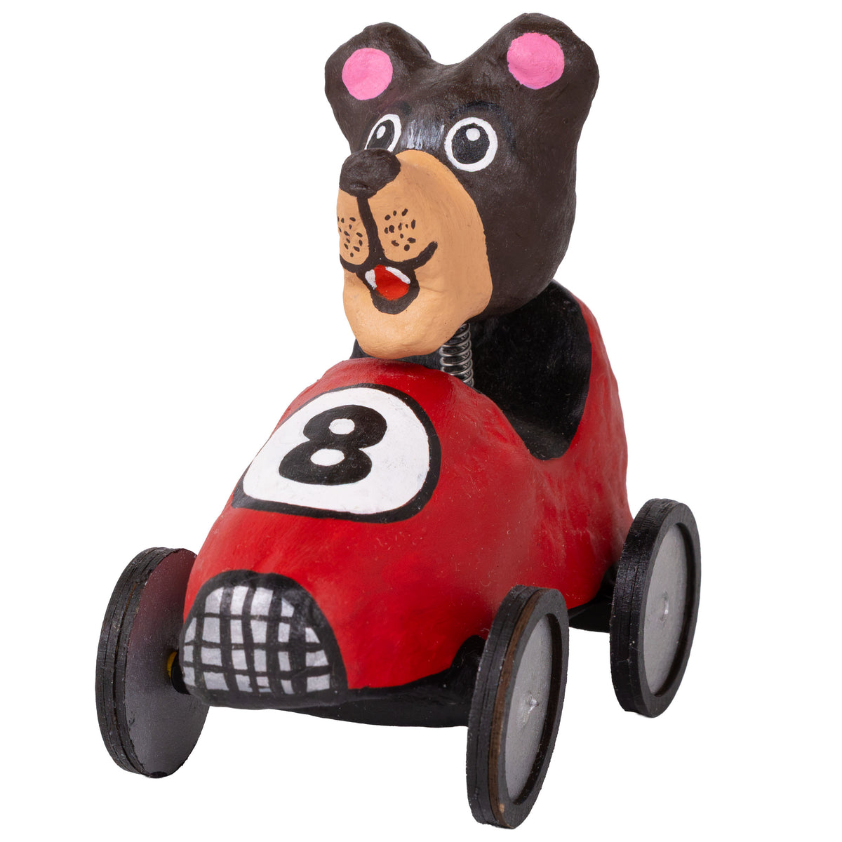 Papier-Mâché Cartonería Racers Wild Animals Sculptures