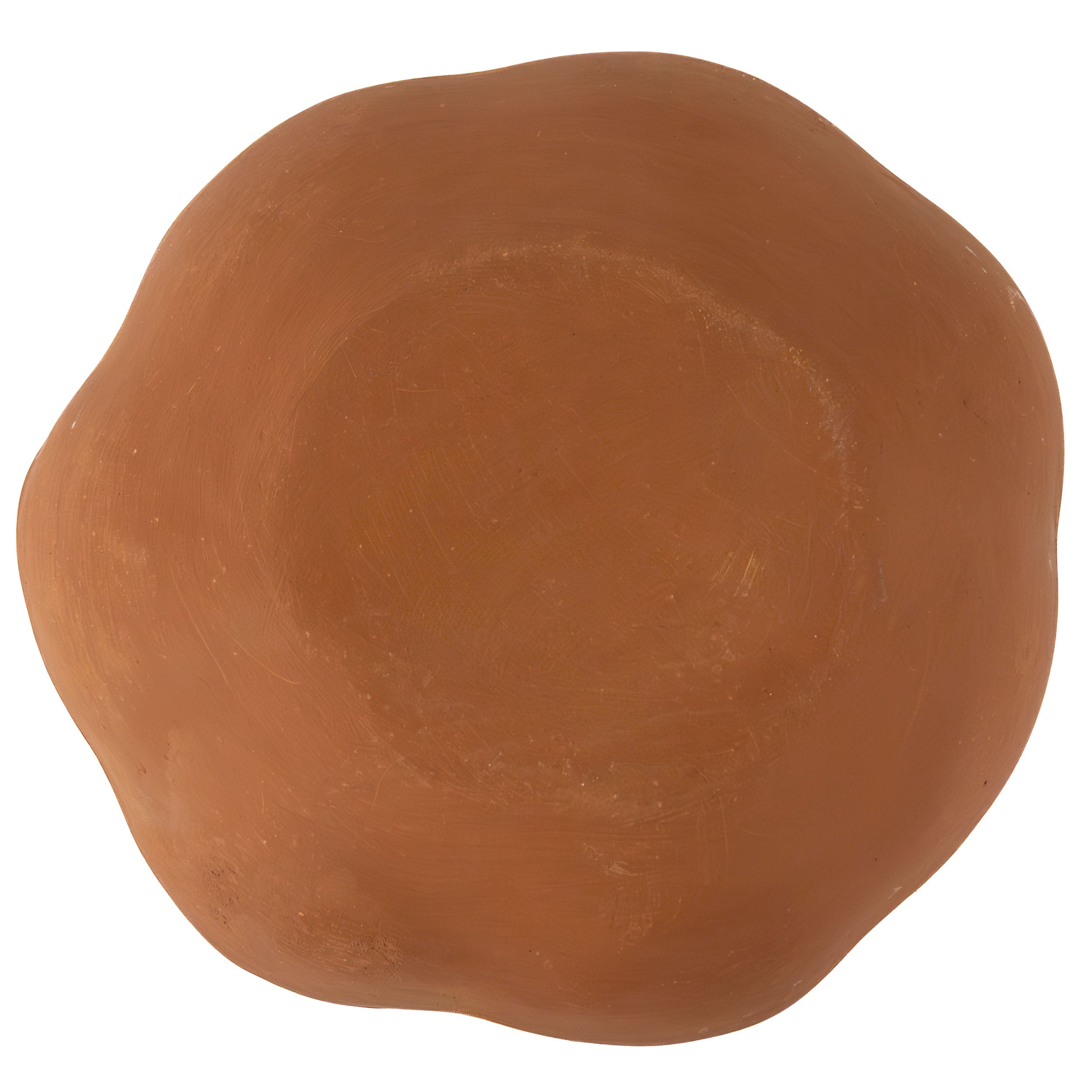 Patamban Hand-Painted Floral  and Animals Clay Fruit Bowl