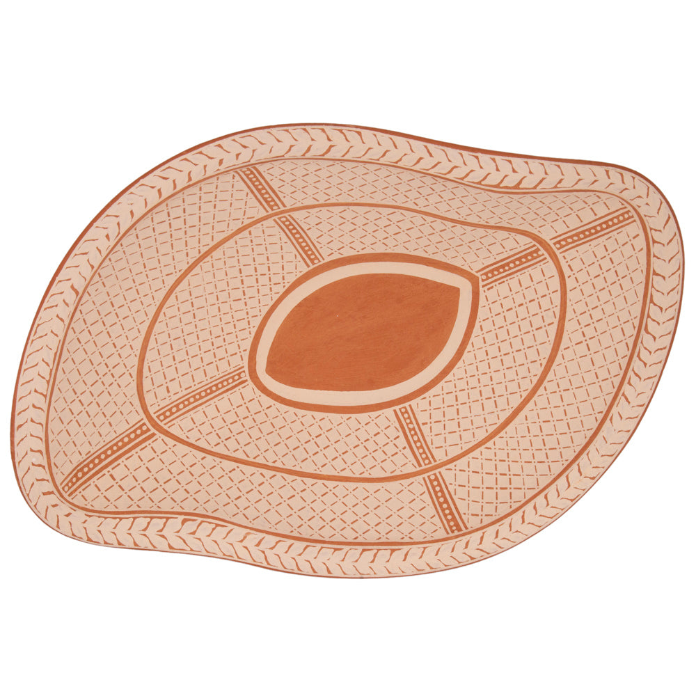 Patamban Almond-Shape Clay Bowl