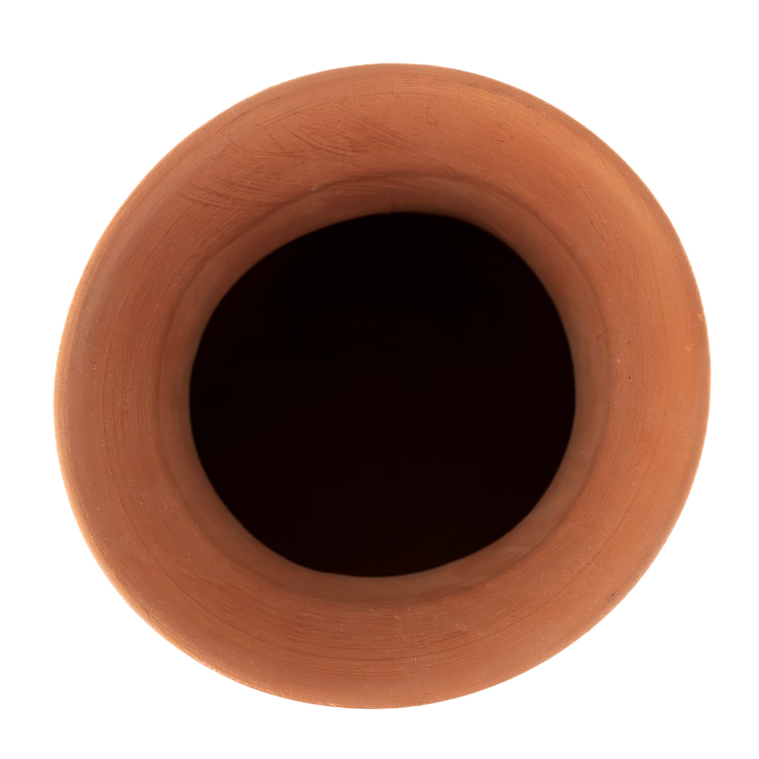 Patamban Short Vase with Sculpted Flowers