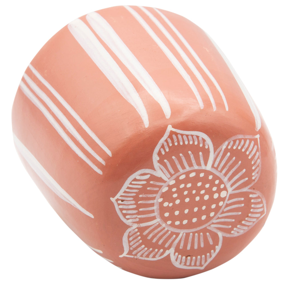 Huancito Hand-Painted Clay Tea Cup