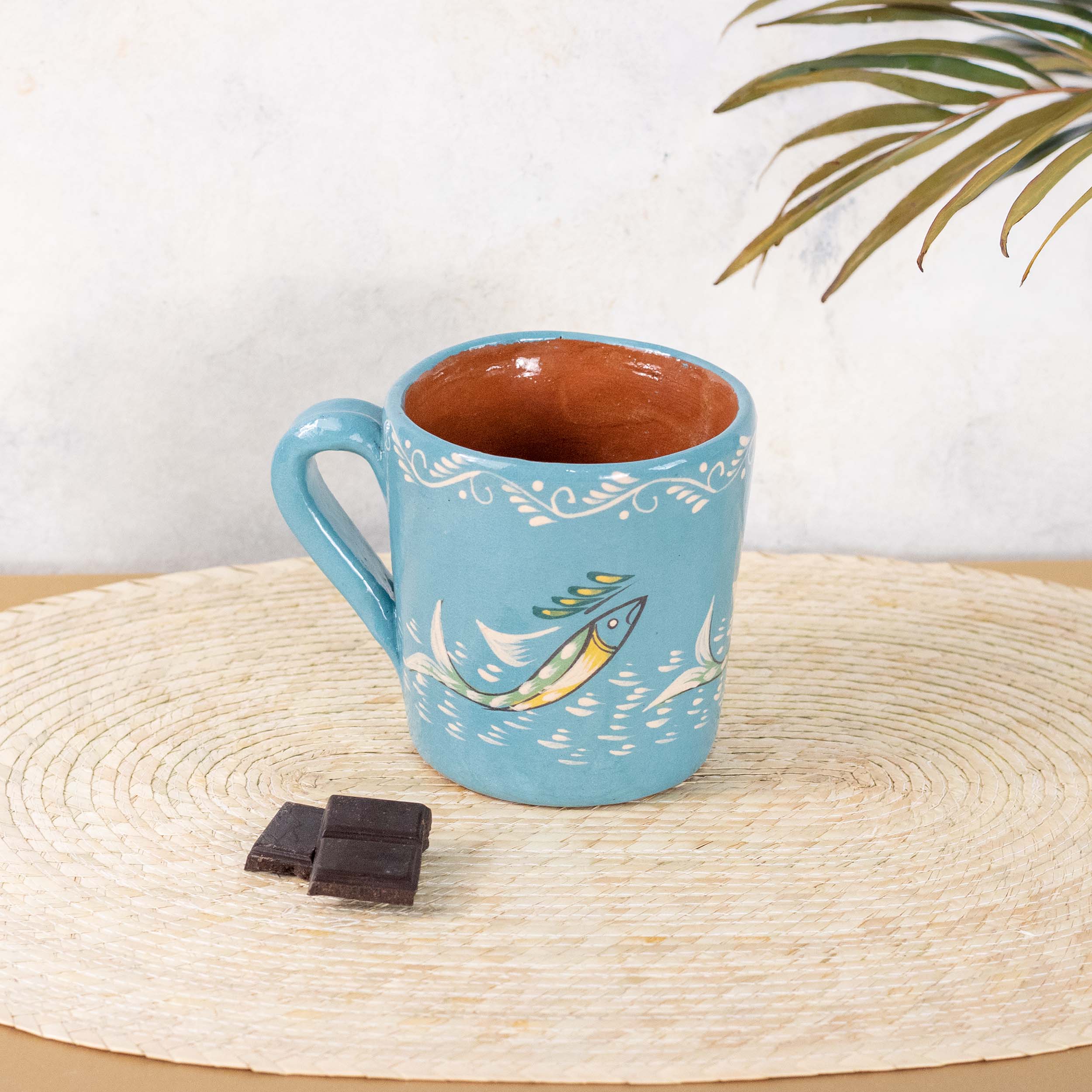 Peces de Capula Hand-Painted Mug