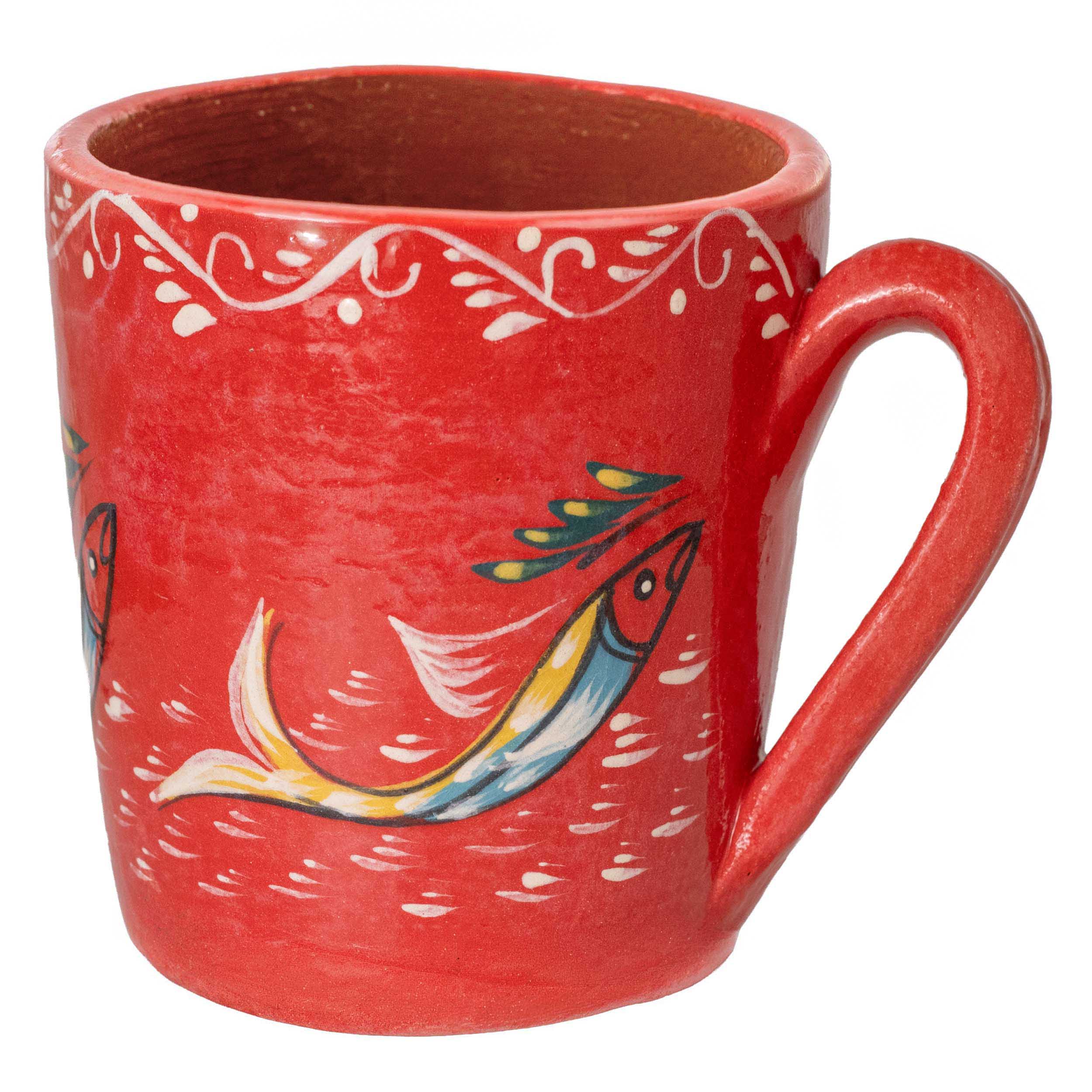 Peces de Capula Hand-Painted Mug
