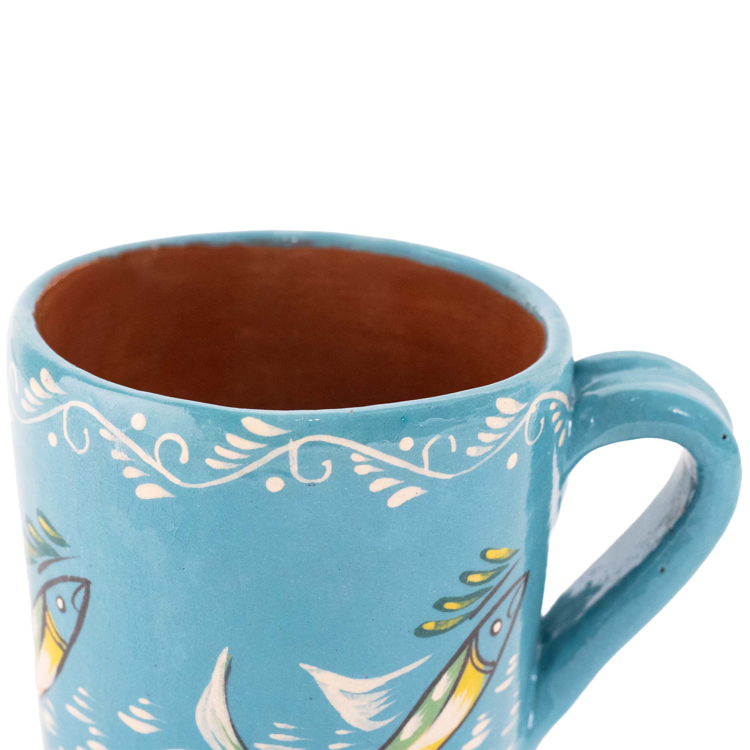 Peces de Capula Hand-Painted Mug