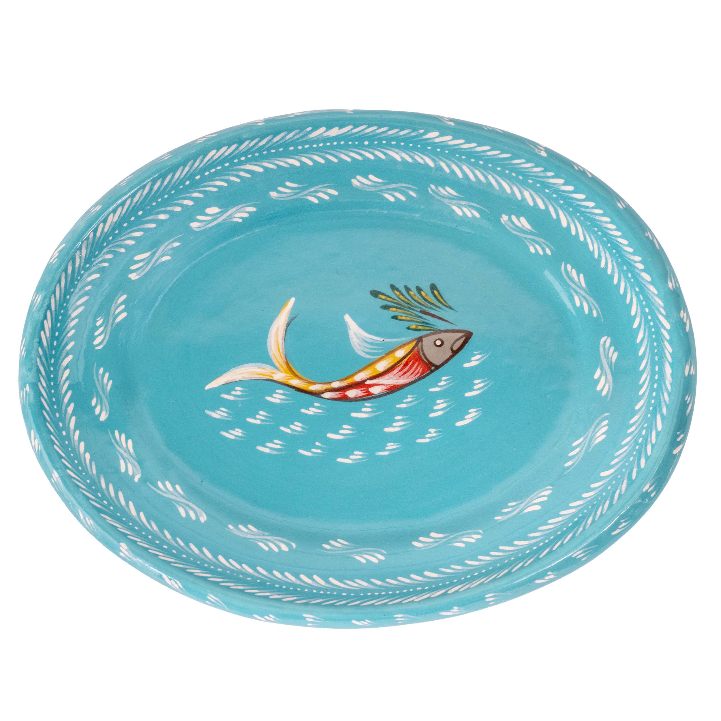 Capula Hand-Painted Pesacadito Medium Oval Dish