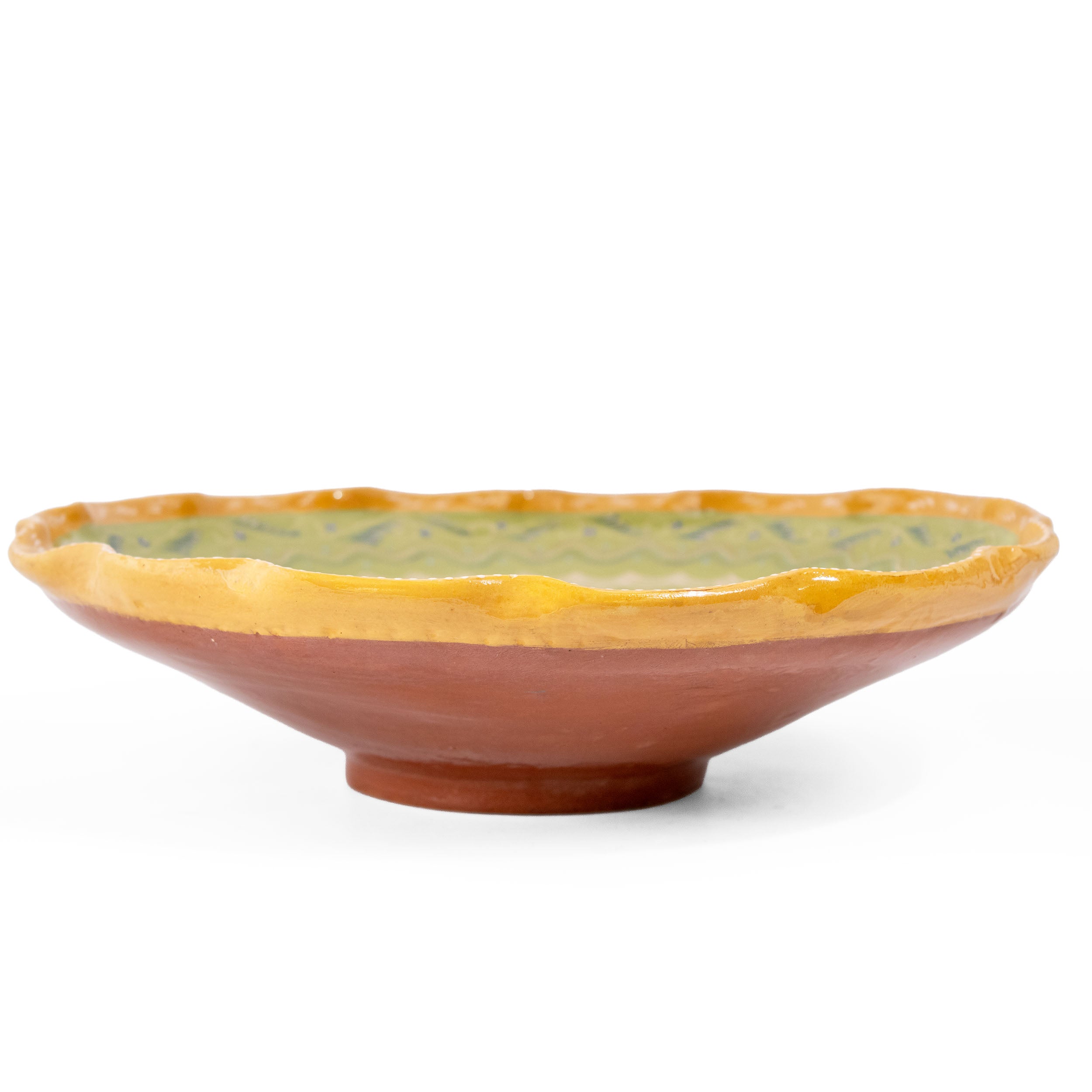 Peces de Capula Twisting Rim Medium Fruit Bowl