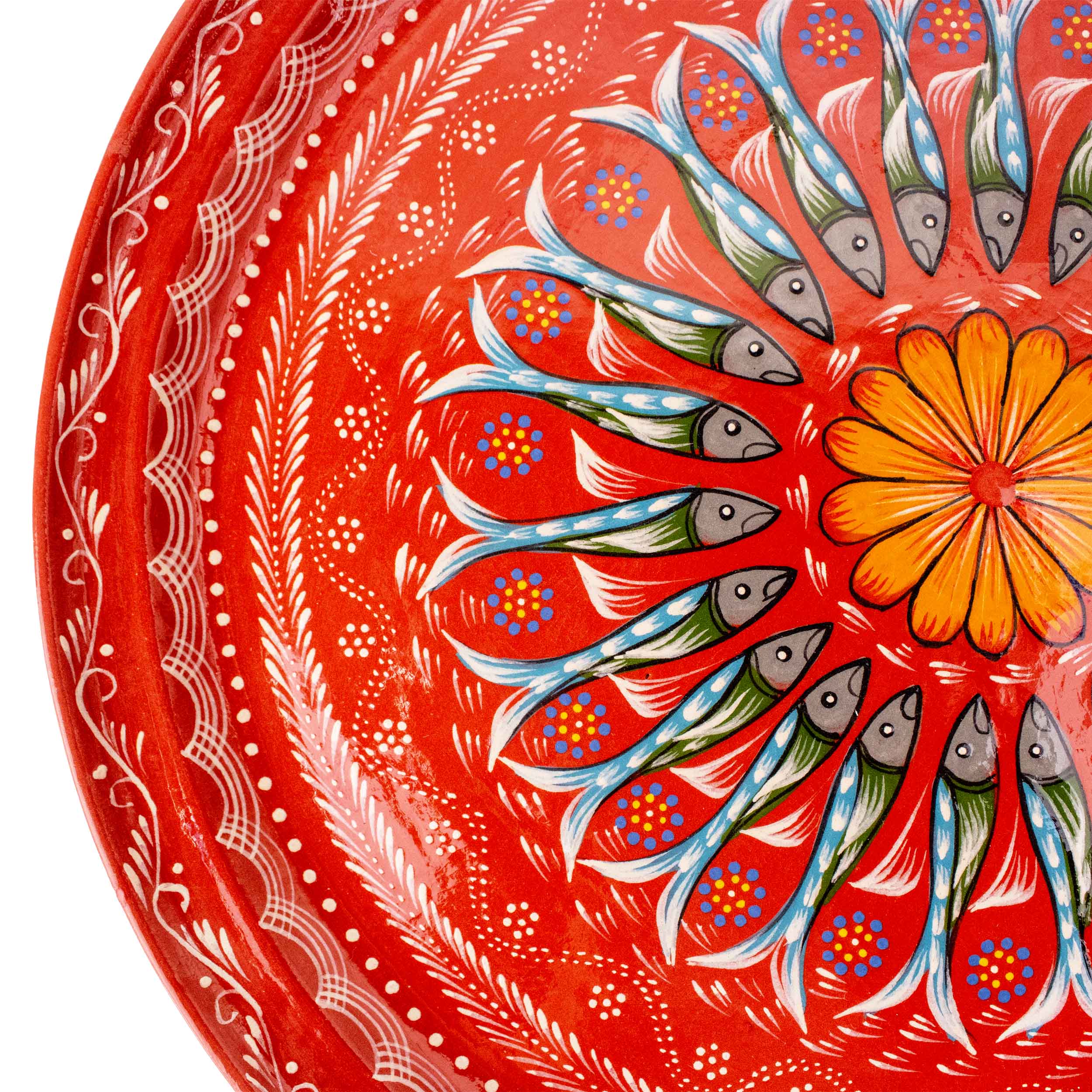 Peces de Capula Mandala Large Serving Platter