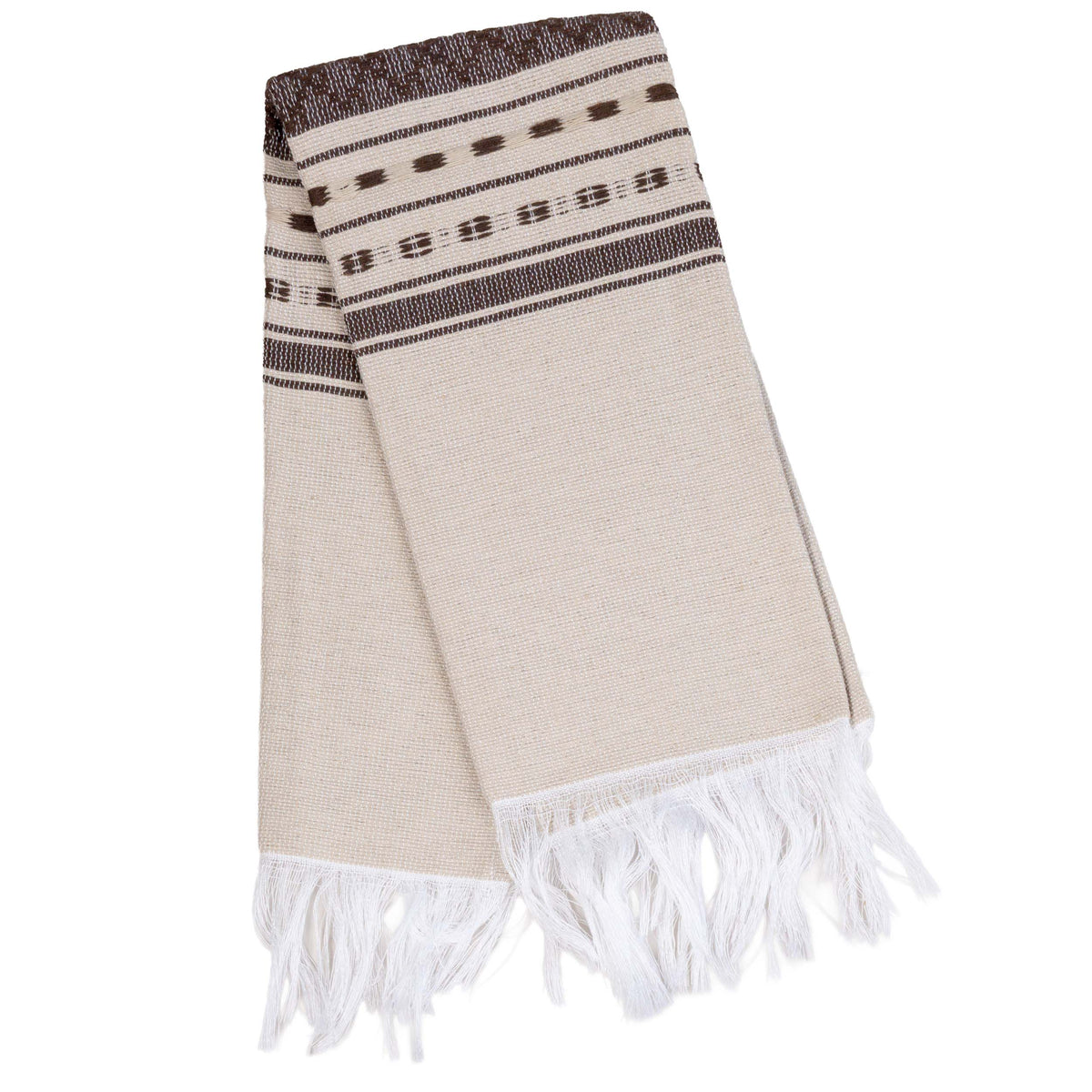 Pedal Loom Frayed Ends Tea Towel