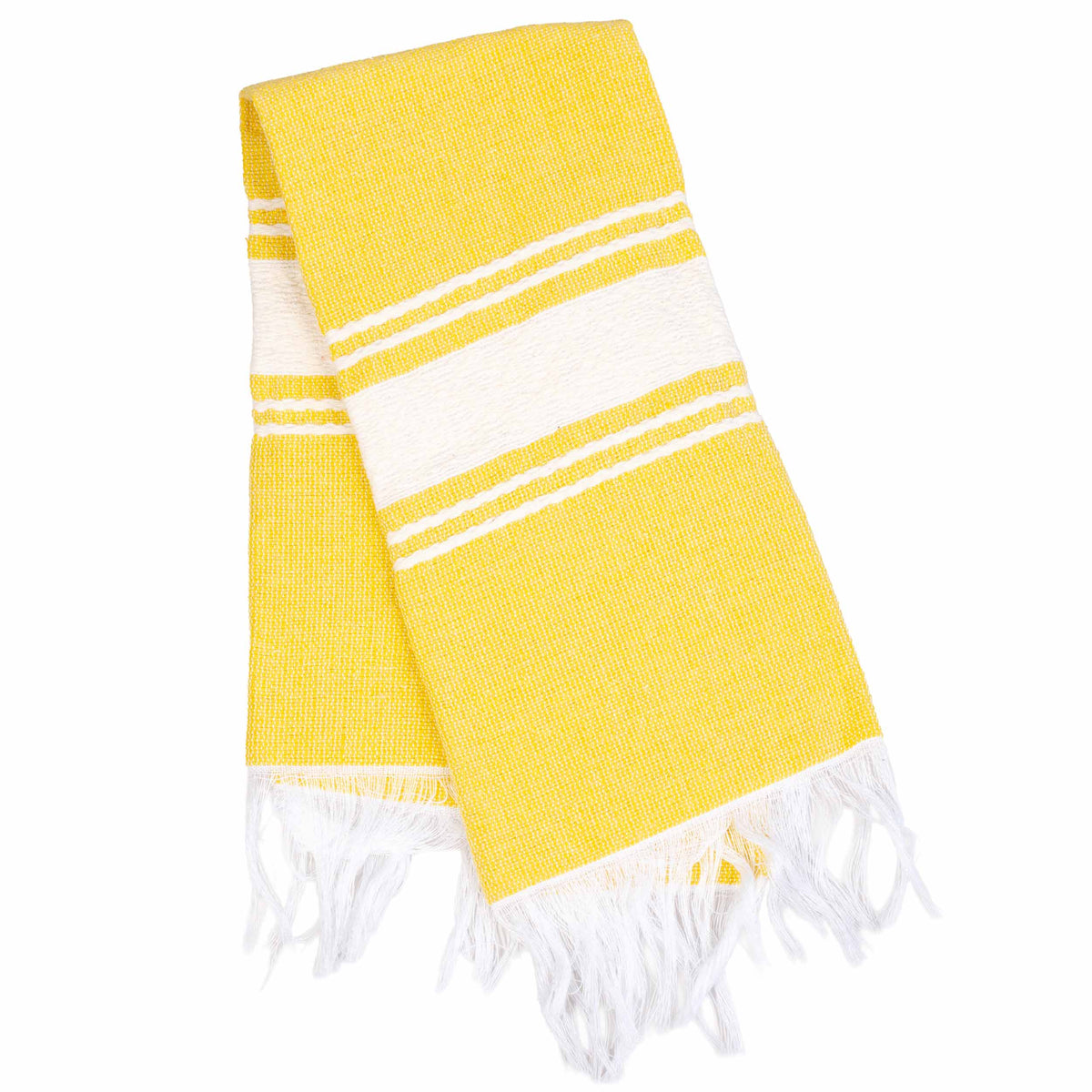 Pedal Loom Frayed Ends Tea Towel