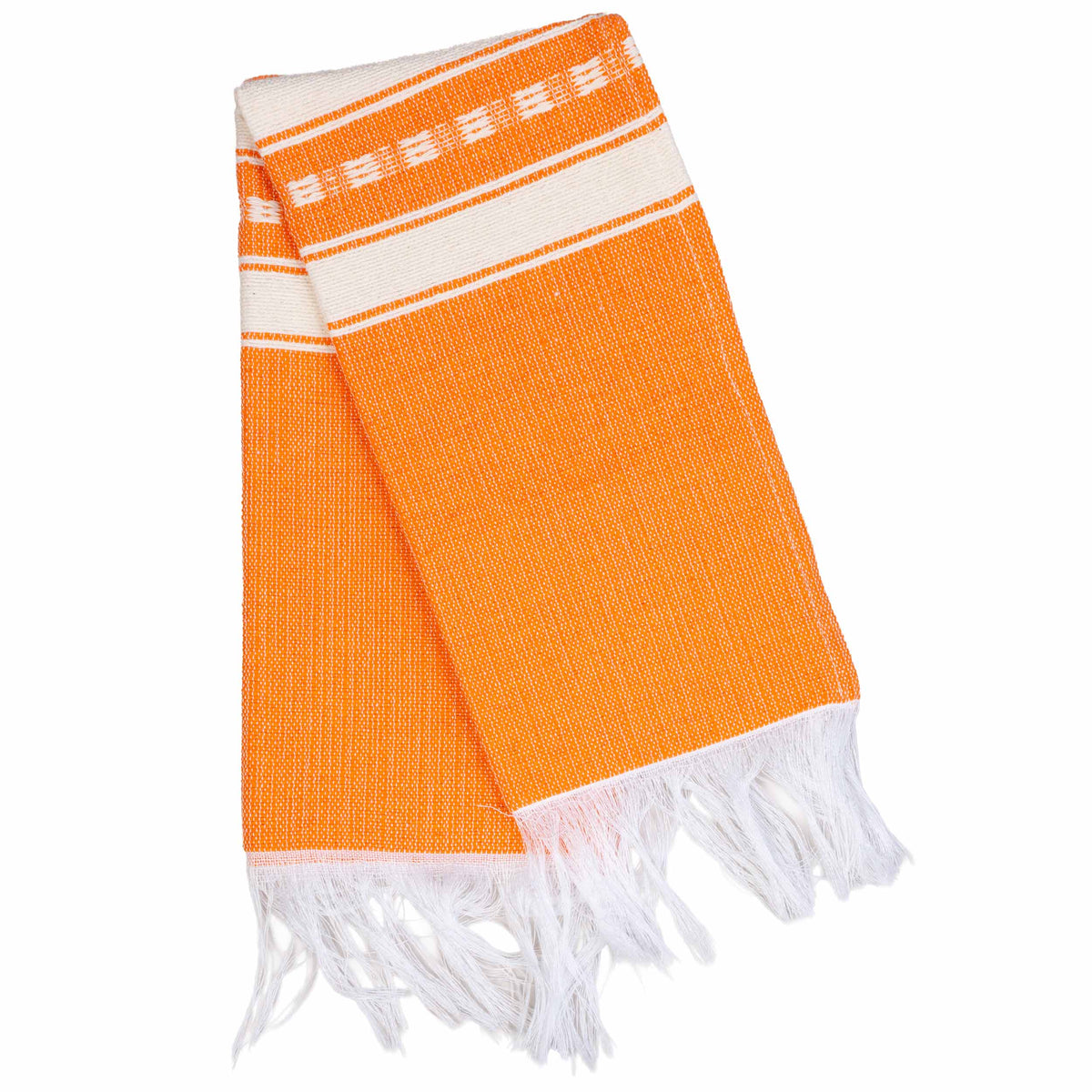 Pedal Loom Frayed Ends Tea Towel