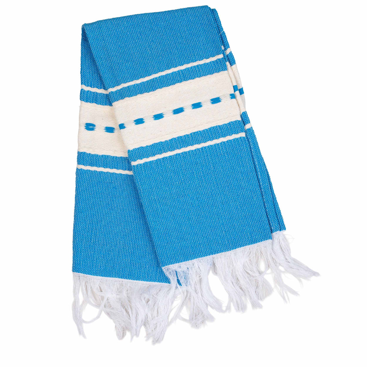 Pedal Loom Frayed Ends Tea Towel