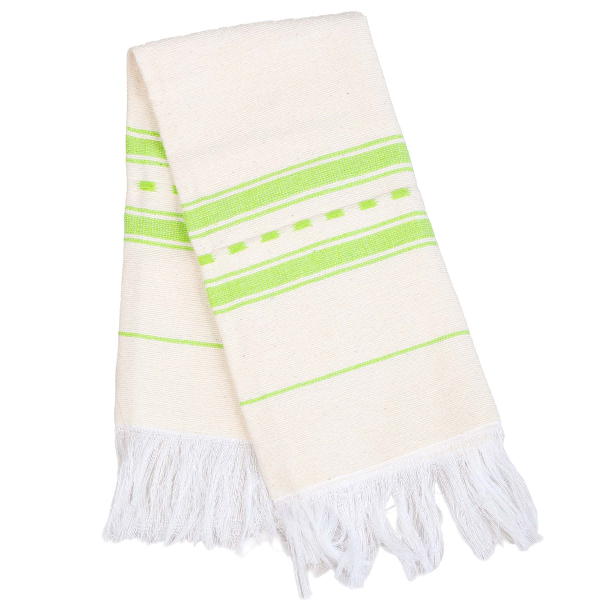 Pedal Loom Frayed Ends Tea Towel