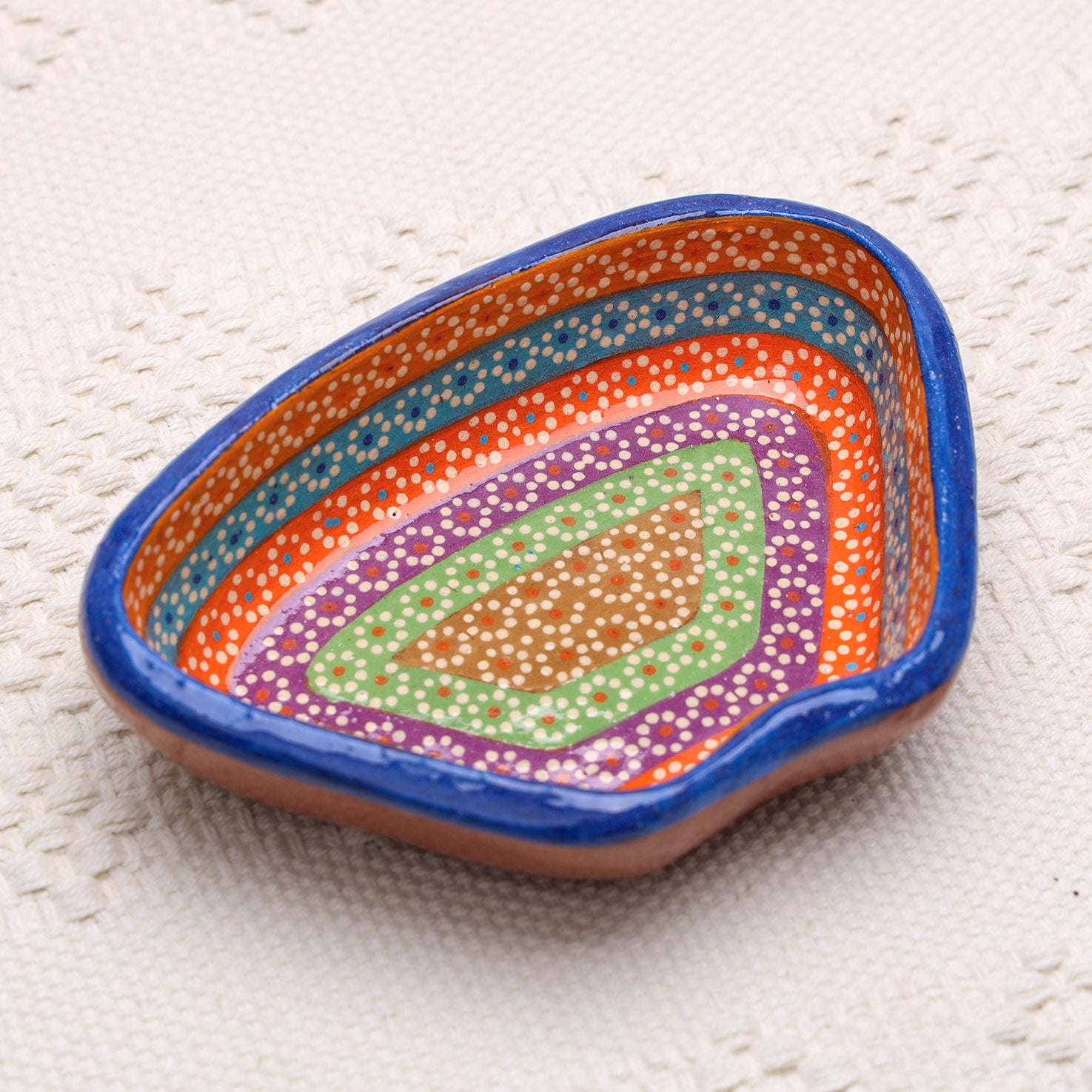 Multicolor Capula Snack Serving Dish