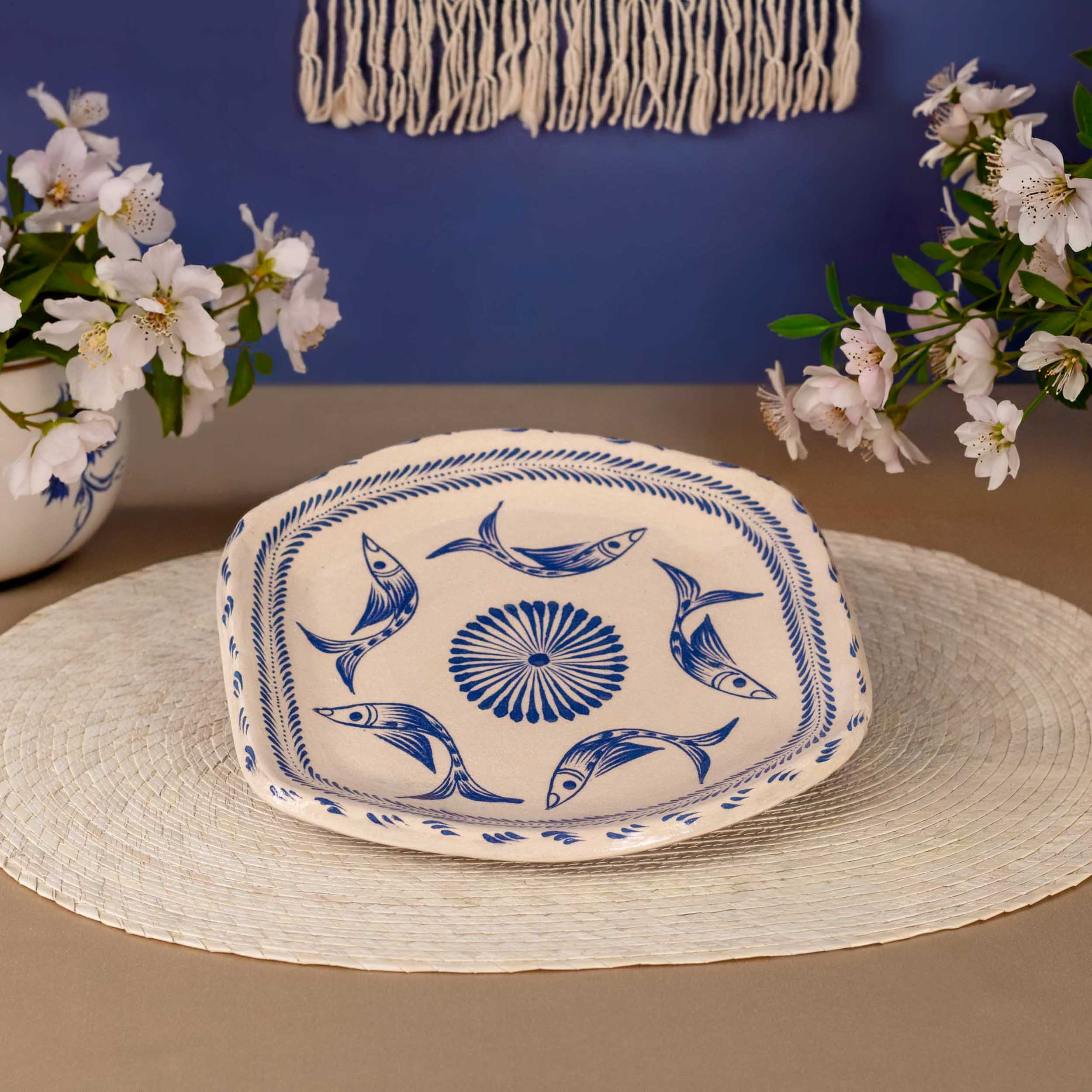 Peces de Capula Hexagonal Dinner Plate