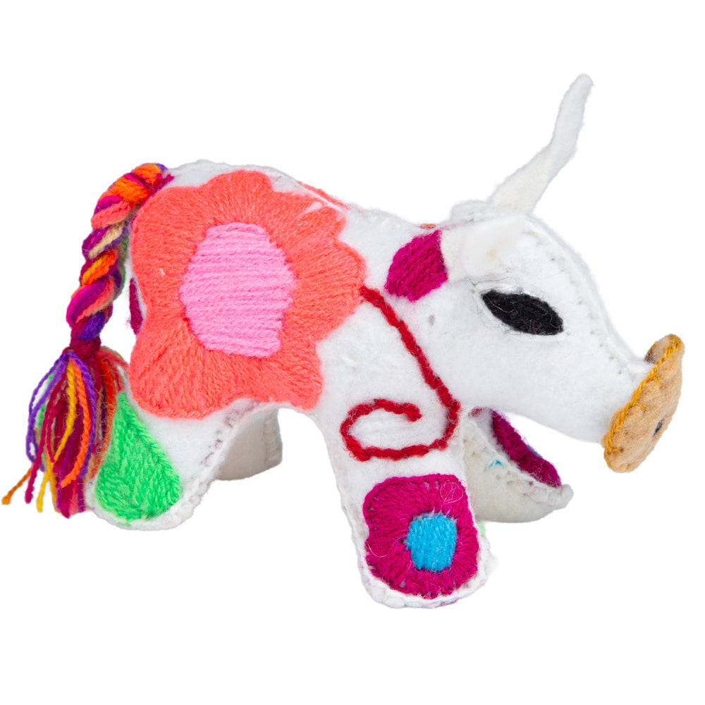 Cochinito Hand-Embroidered Stuffed Animal