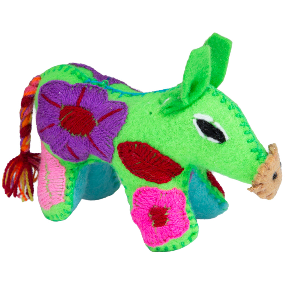 Cochinito Hand-Embroidered Stuffed Animal
