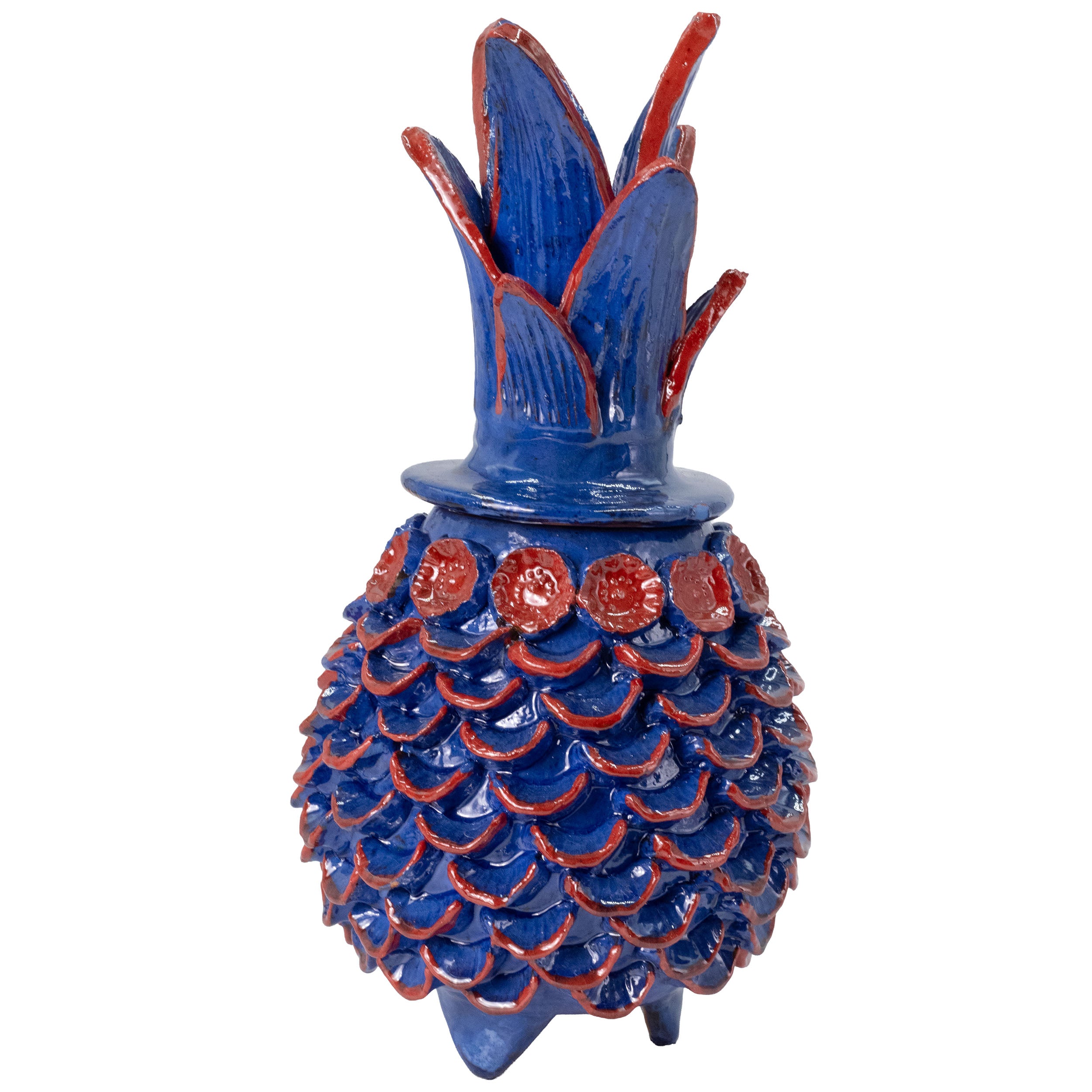 Piña Alta 11" Decorative Pineapple Sculpture