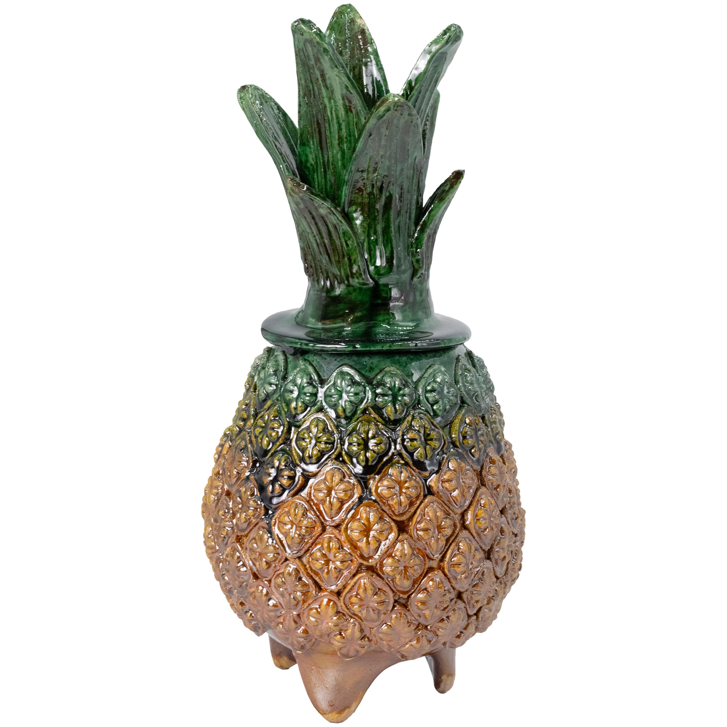 Piña Alta 11" Decorative Pineapple Sculpture