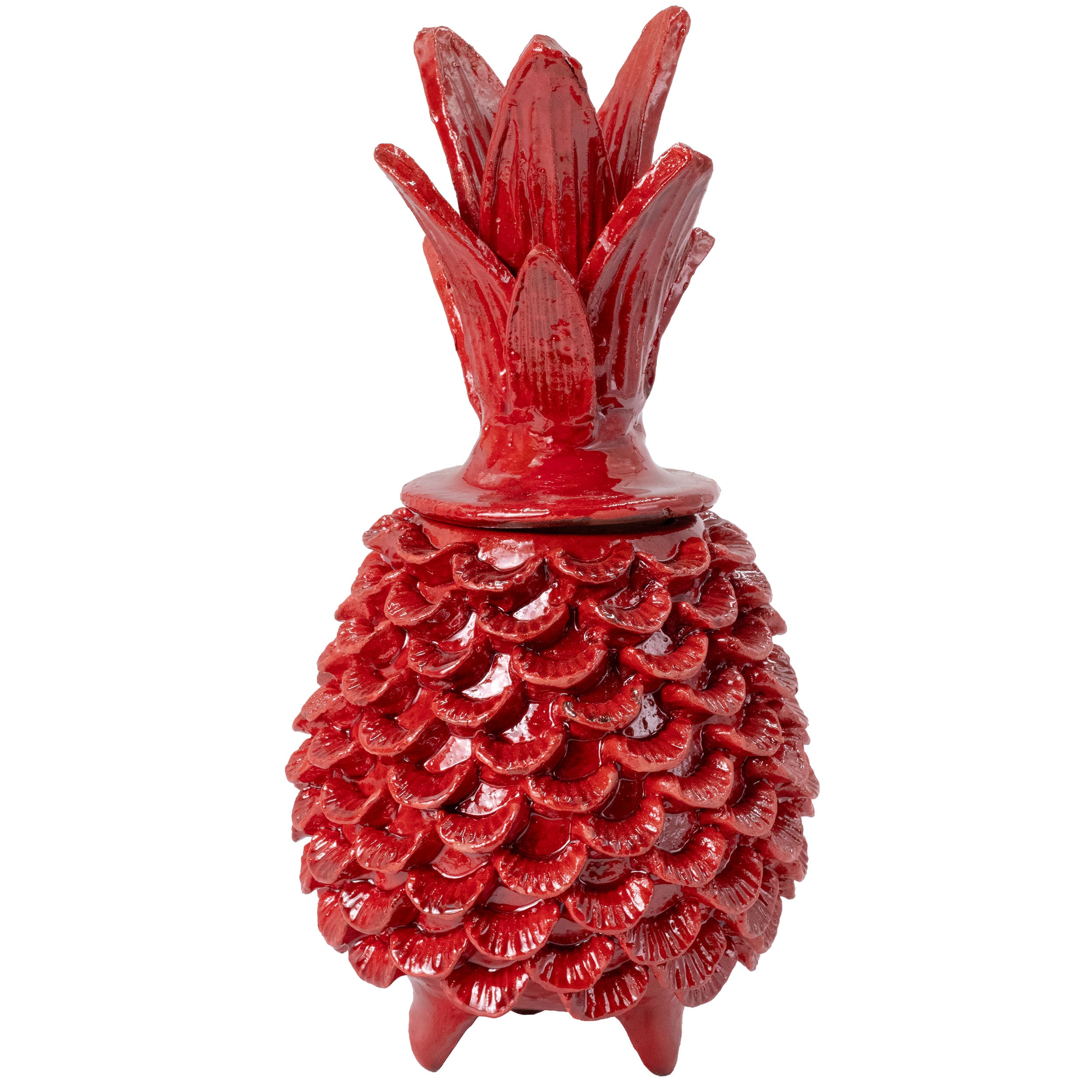 Piña Alta 11" Decorative Pineapple Sculpture