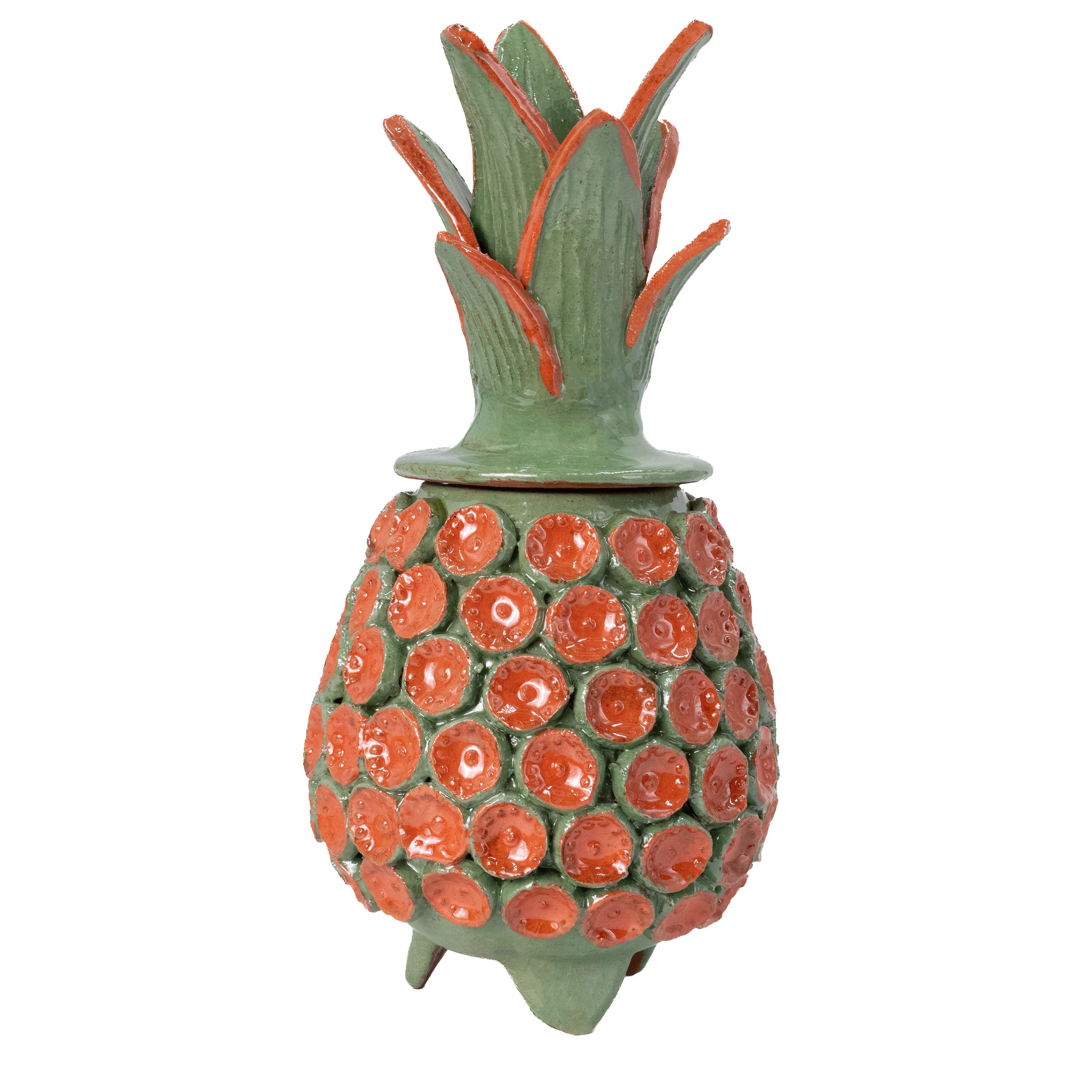 Piña Alta 11" Decorative Pineapple Sculpture