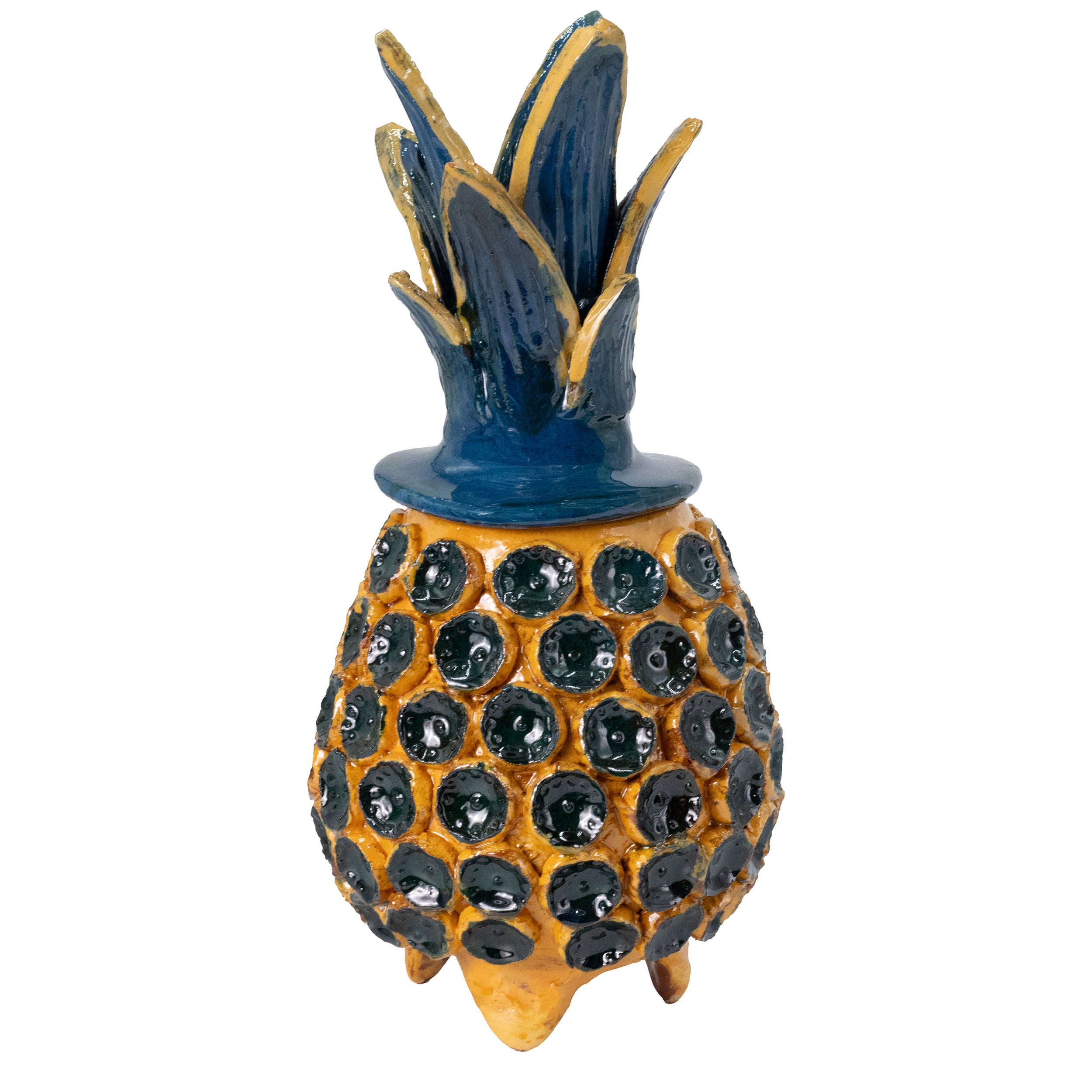 Piña Alta 11" Decorative Pineapple Sculpture