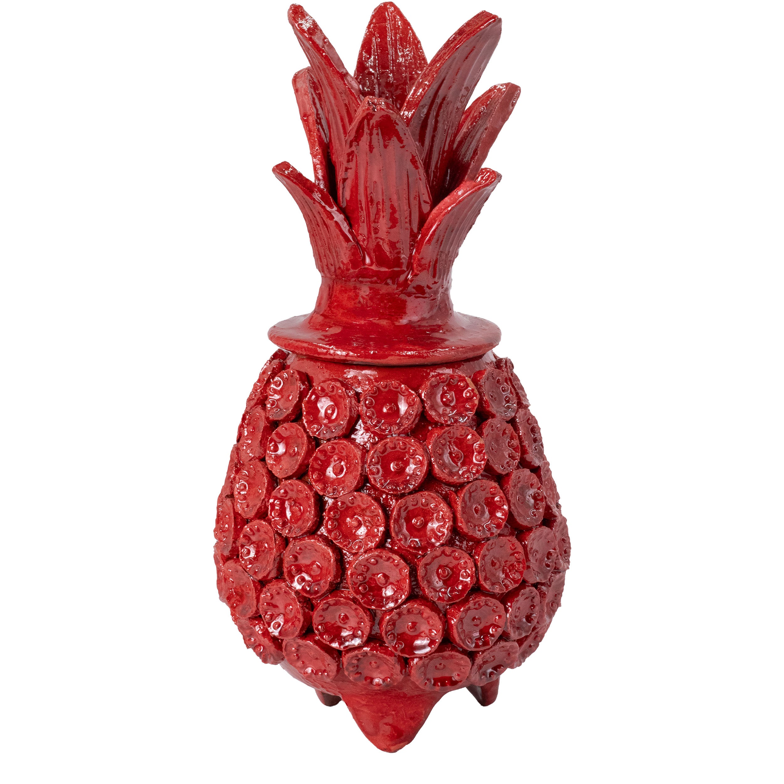 Piña Alta 11" Decorative Pineapple Sculpture