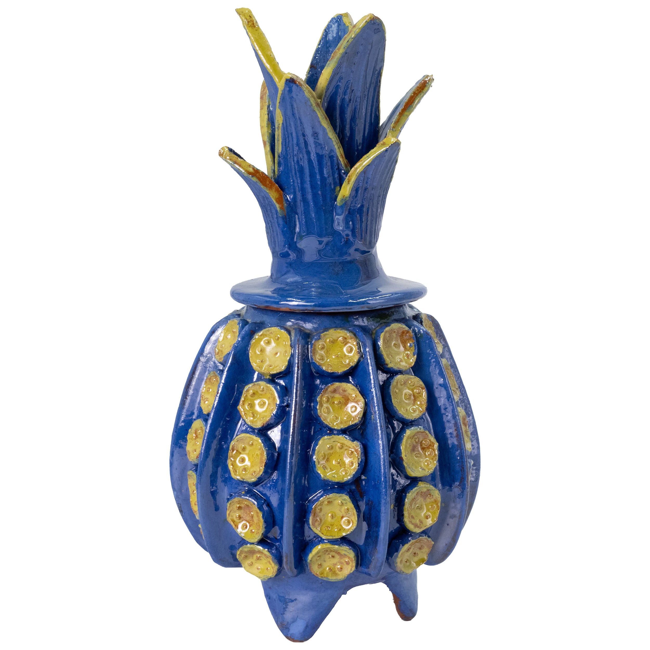 Piña Alta 11" Decorative Pineapple Sculpture